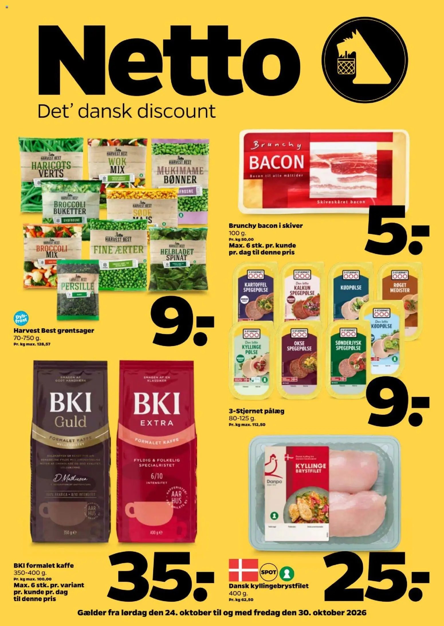 Nye Netto tilbud fra 24/10/2026