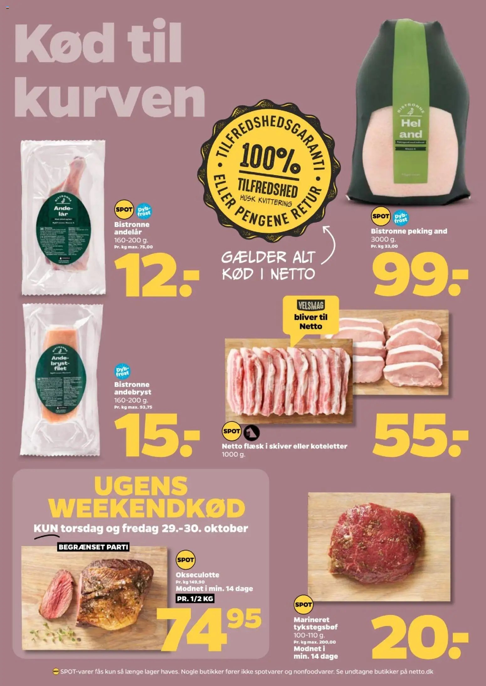 Nye Netto tilbud fra 24/10/2026