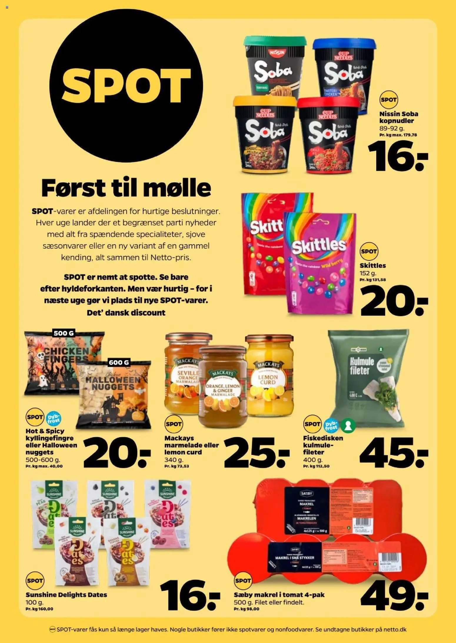 Nye Netto tilbud fra 24/10/2026