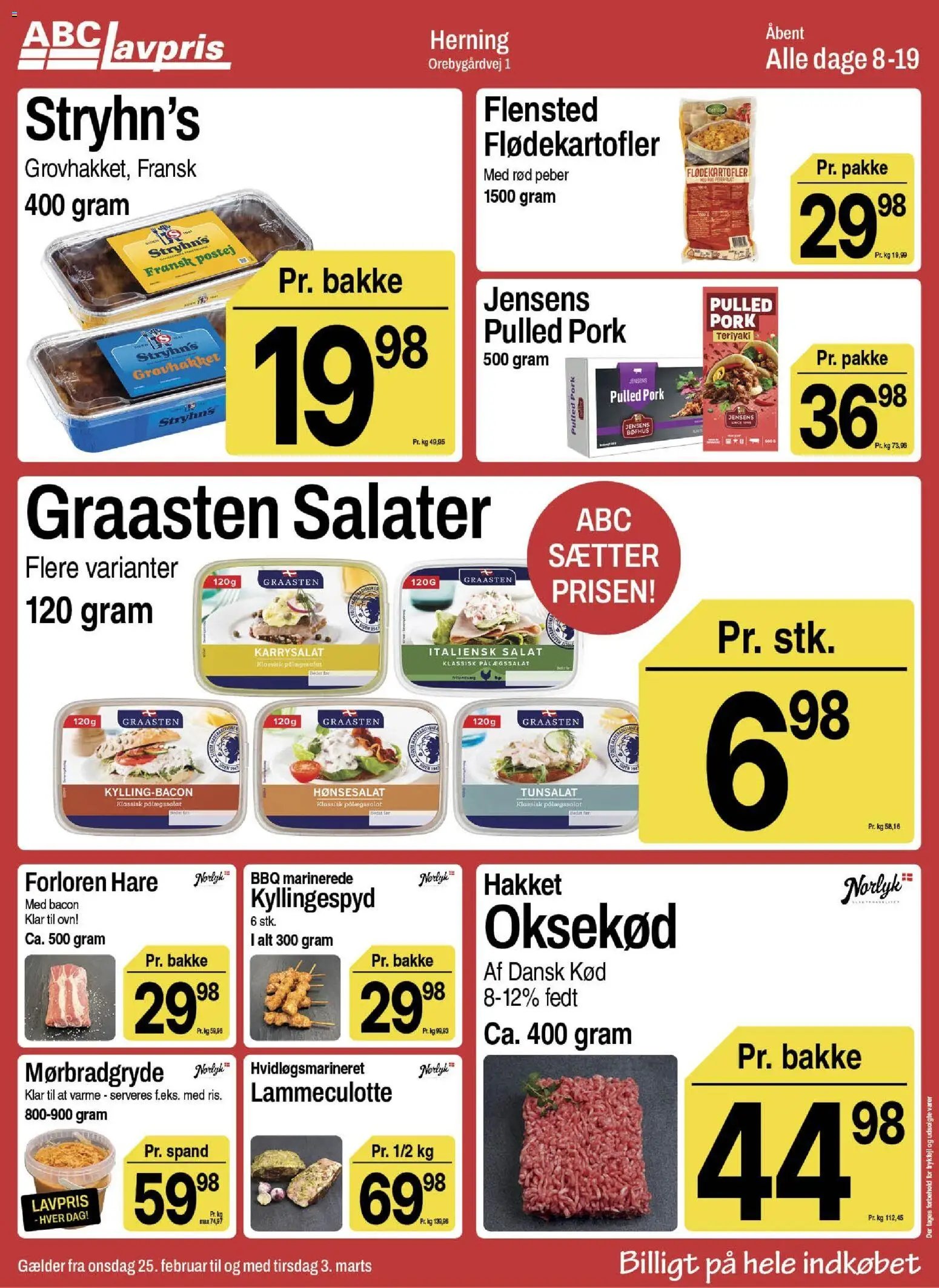 Abc Lavpris tilbudsavis fra 25/02/2026 Herning
