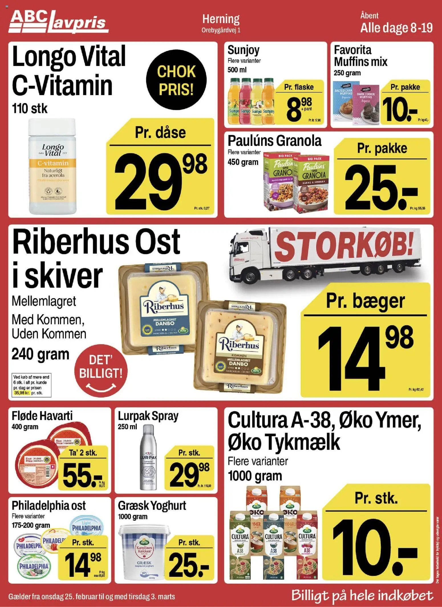Abc Lavpris tilbudsavis fra 25/02/2026 Herning
