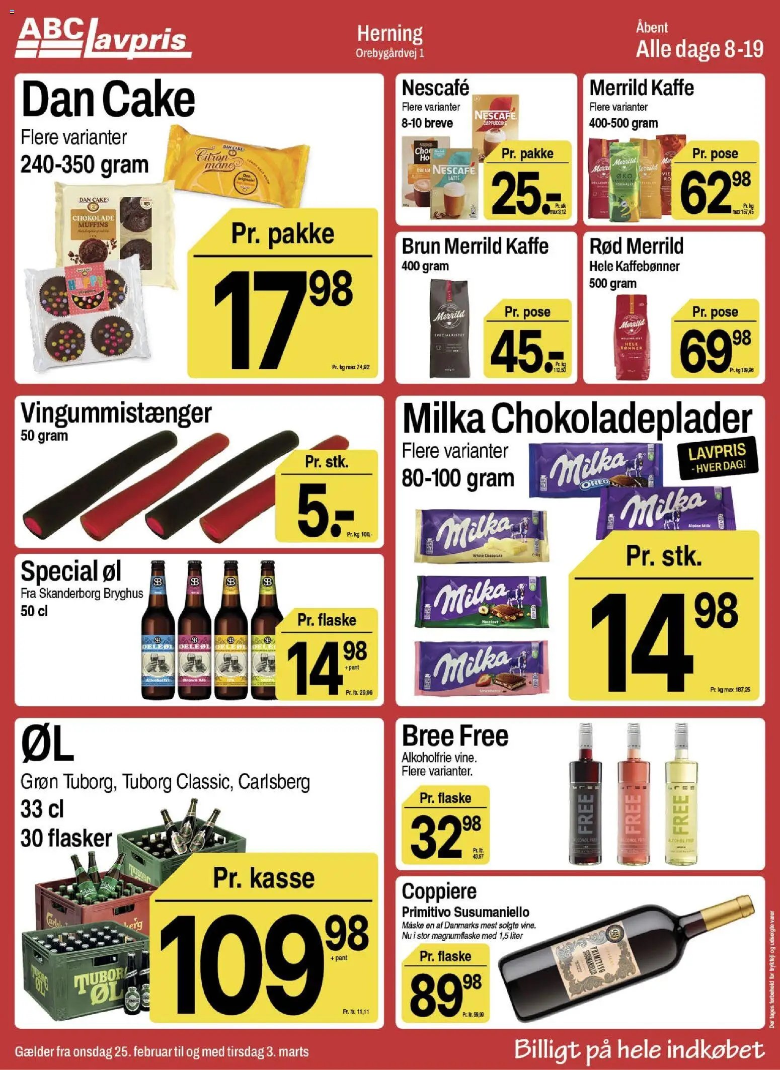 Abc Lavpris tilbudsavis fra 25/02/2026 Herning