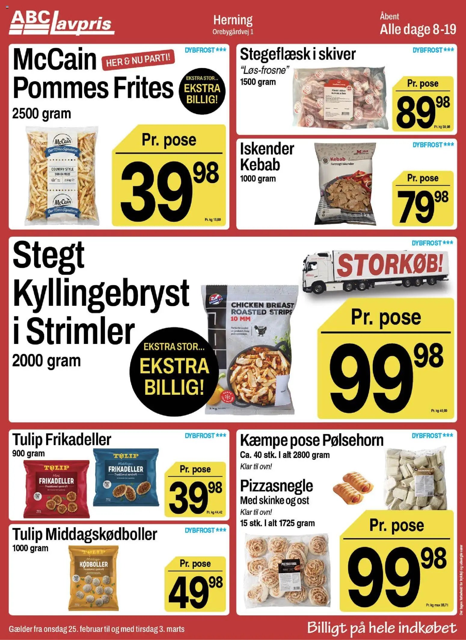 Abc Lavpris tilbudsavis fra 25/02/2026 Herning