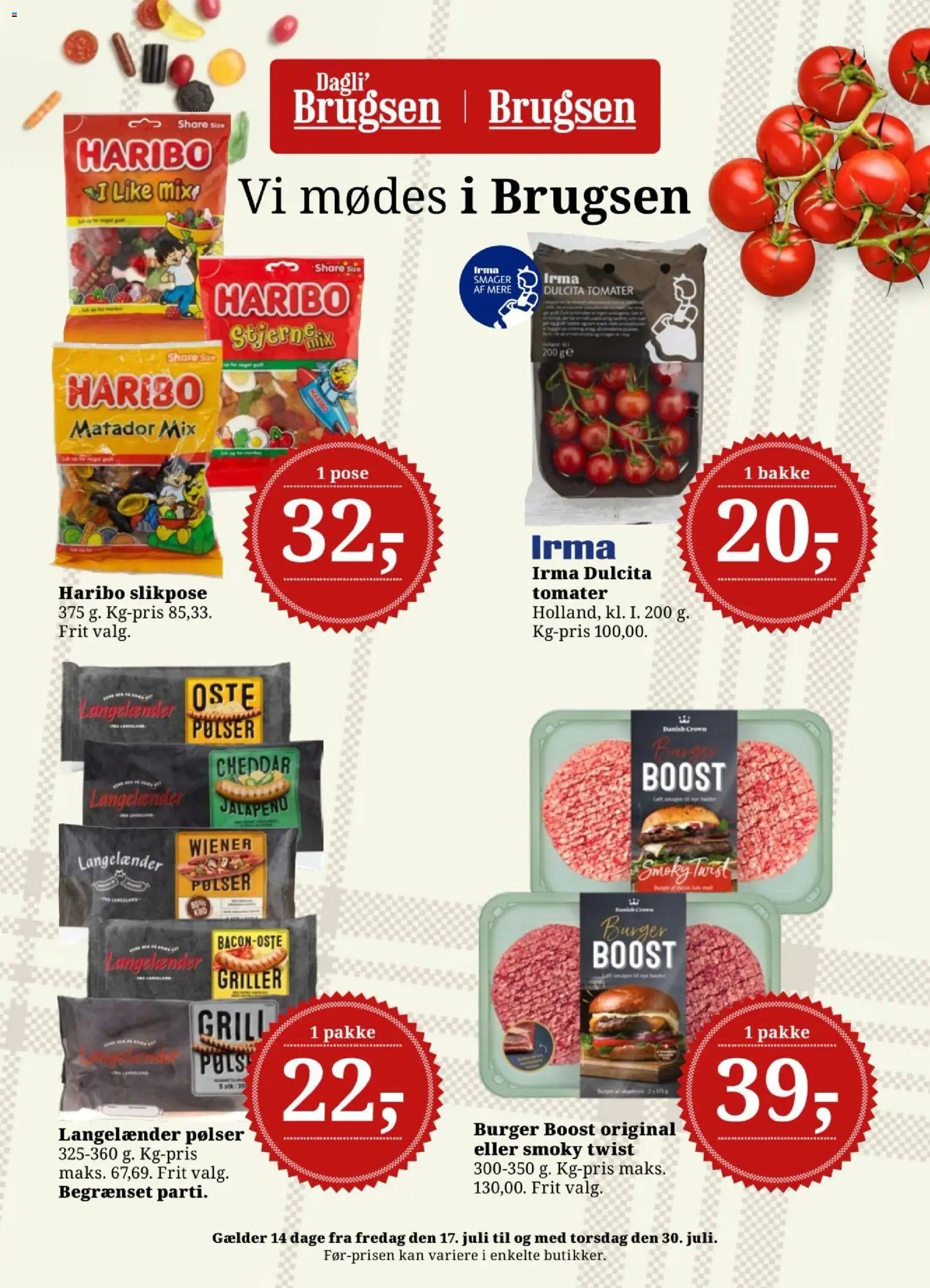 Dagli'Brugsen tilbudsavis fra 17/07/2026 Dagli'Brugsen - Tilbudsavis uge 29-30