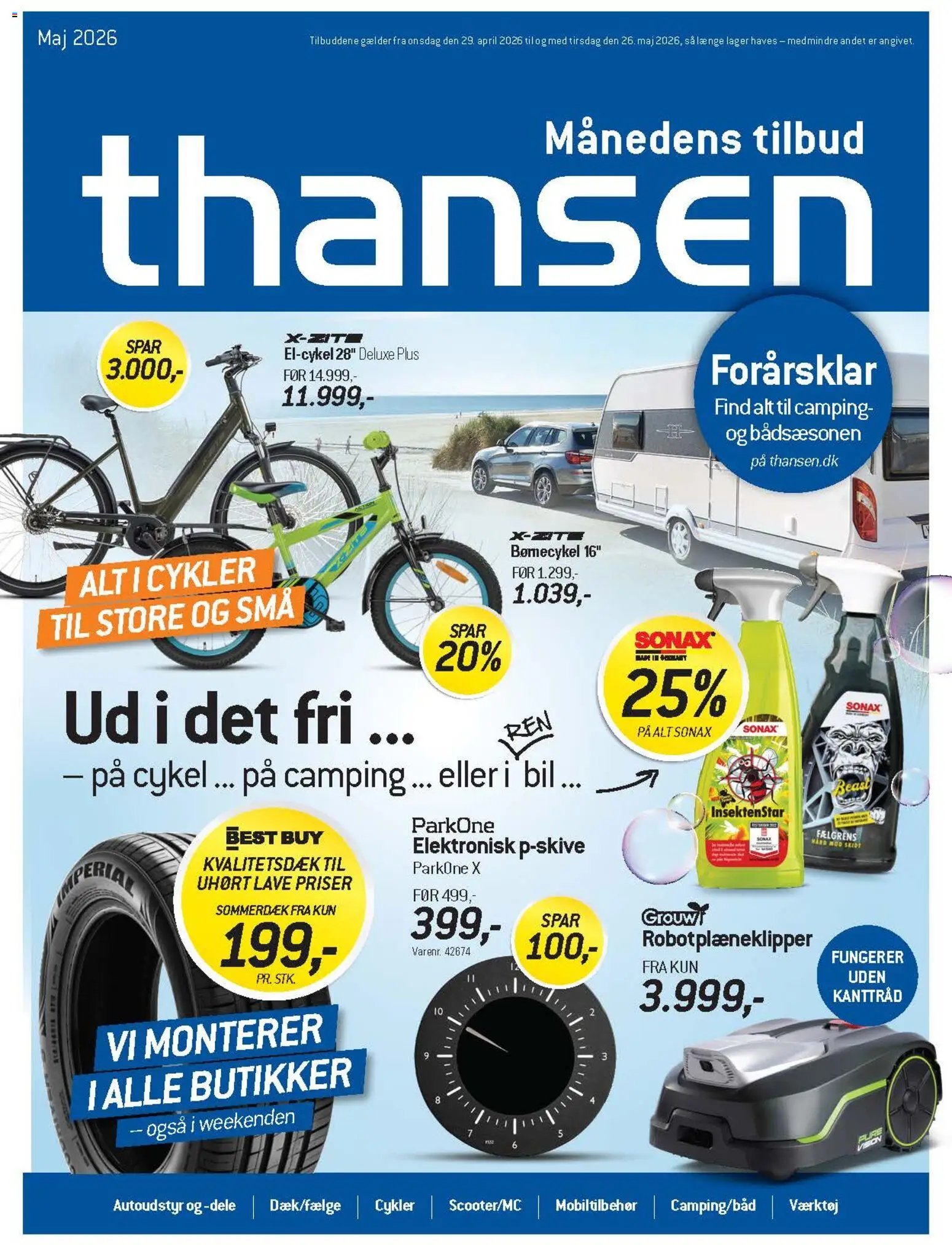 Thansen tilbudsavis fra 29/04/2026 Thansen - Tilbudsavis (2026-04-29 - 2026-05-26)