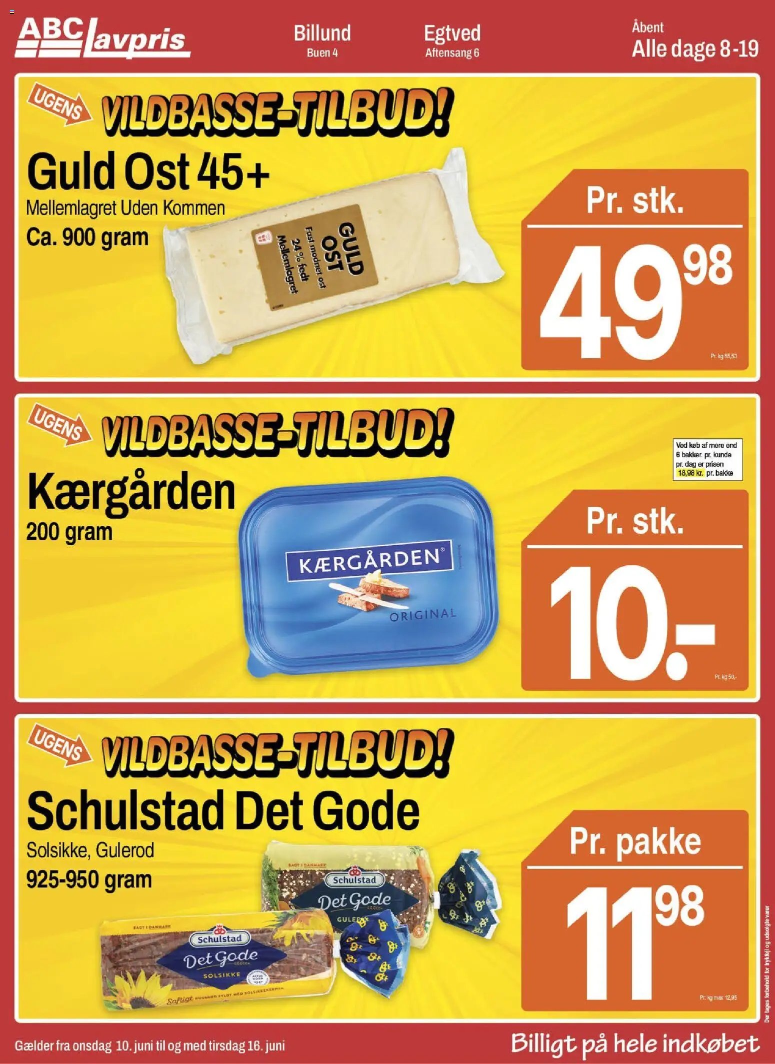 Abc Lavpris tilbudsavis fra 10/06/2026 Abc Lavpris - Billund
