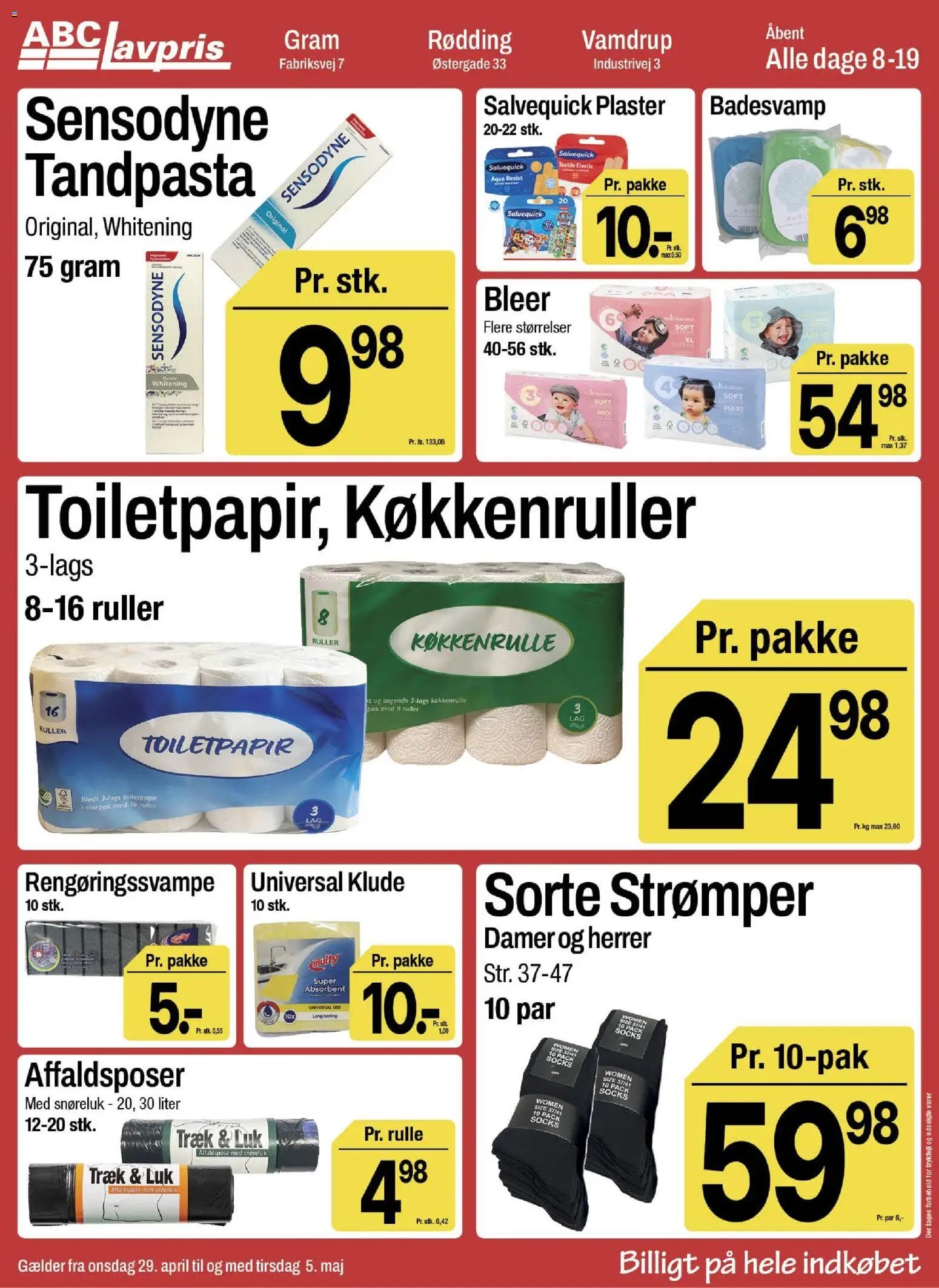 Abc Lavpris tilbudsavis fra 29/04/2026 Abc Lavpris - Gram