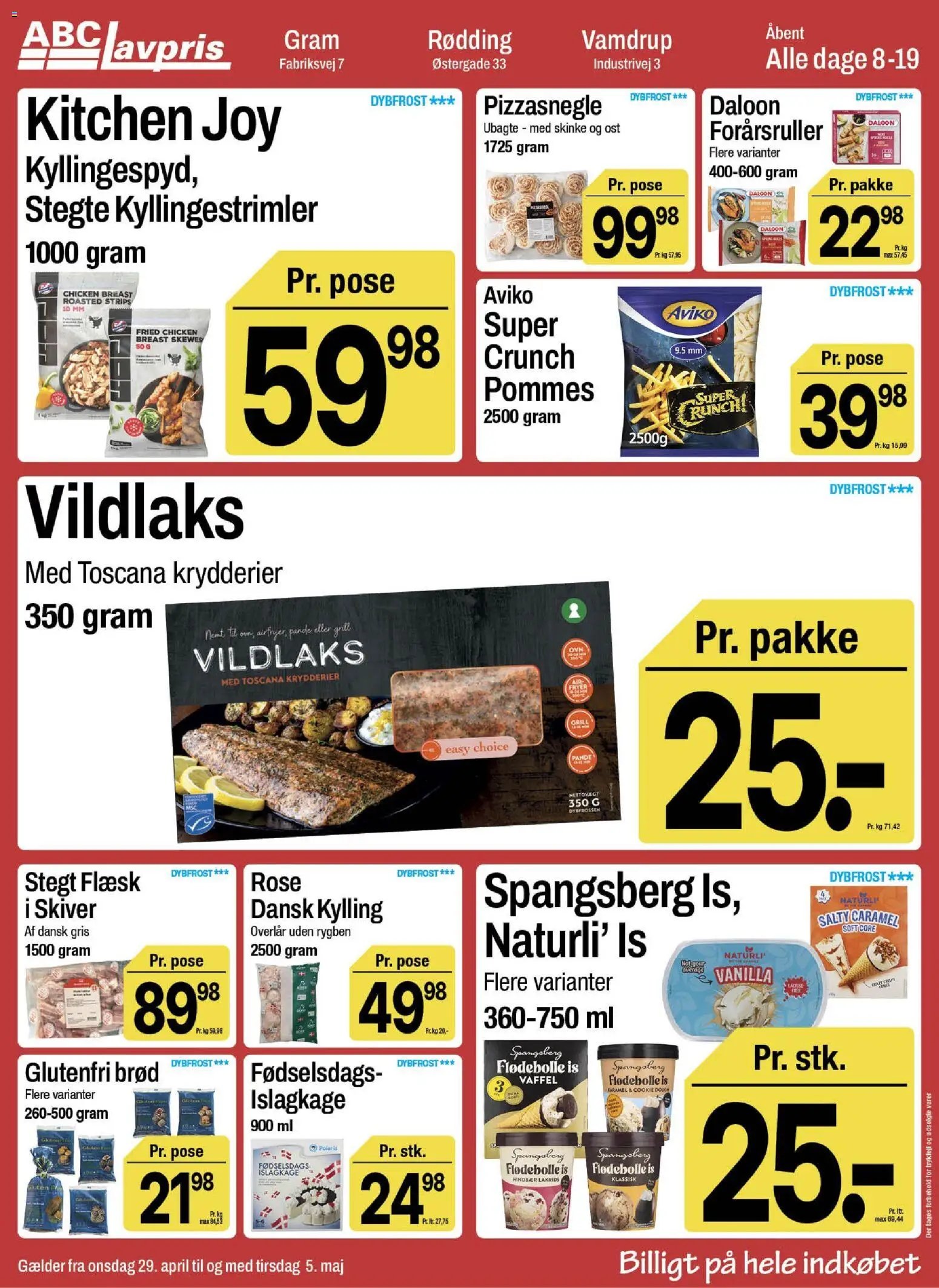 Abc Lavpris tilbudsavis fra 29/04/2026 Abc Lavpris - Gram