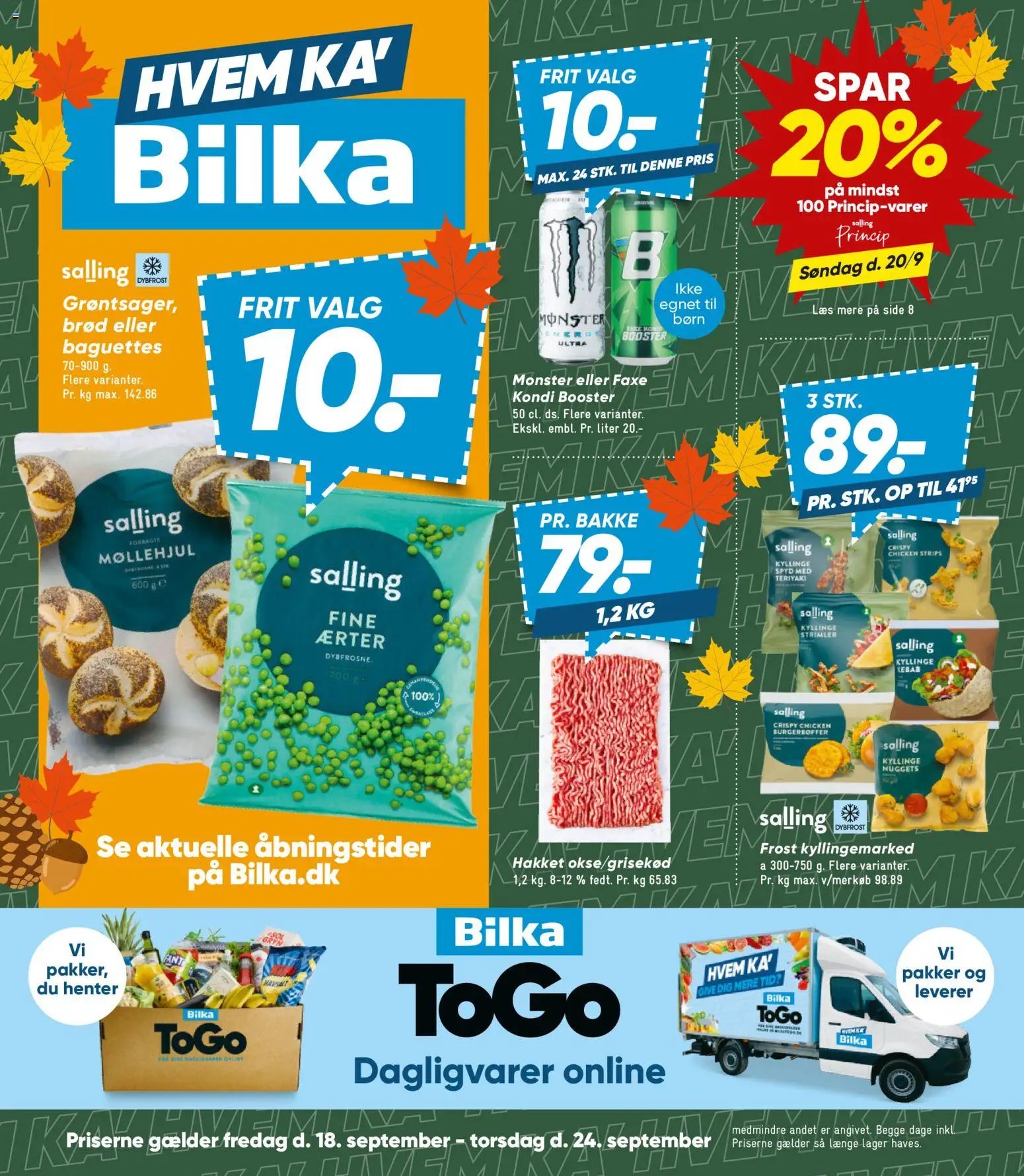 Bilka tilbudsavis fra 18/09/2026 Bilka - Tilbudsavis uge 39