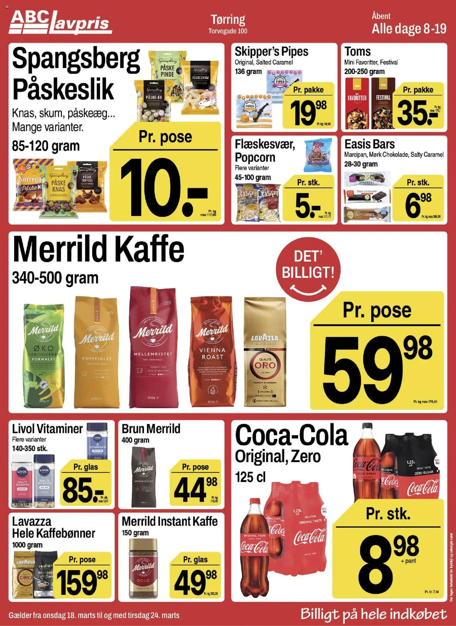 Abc Lavpris tilbudsavis fra 18/03/2026 Abc Lavpris - Tørring