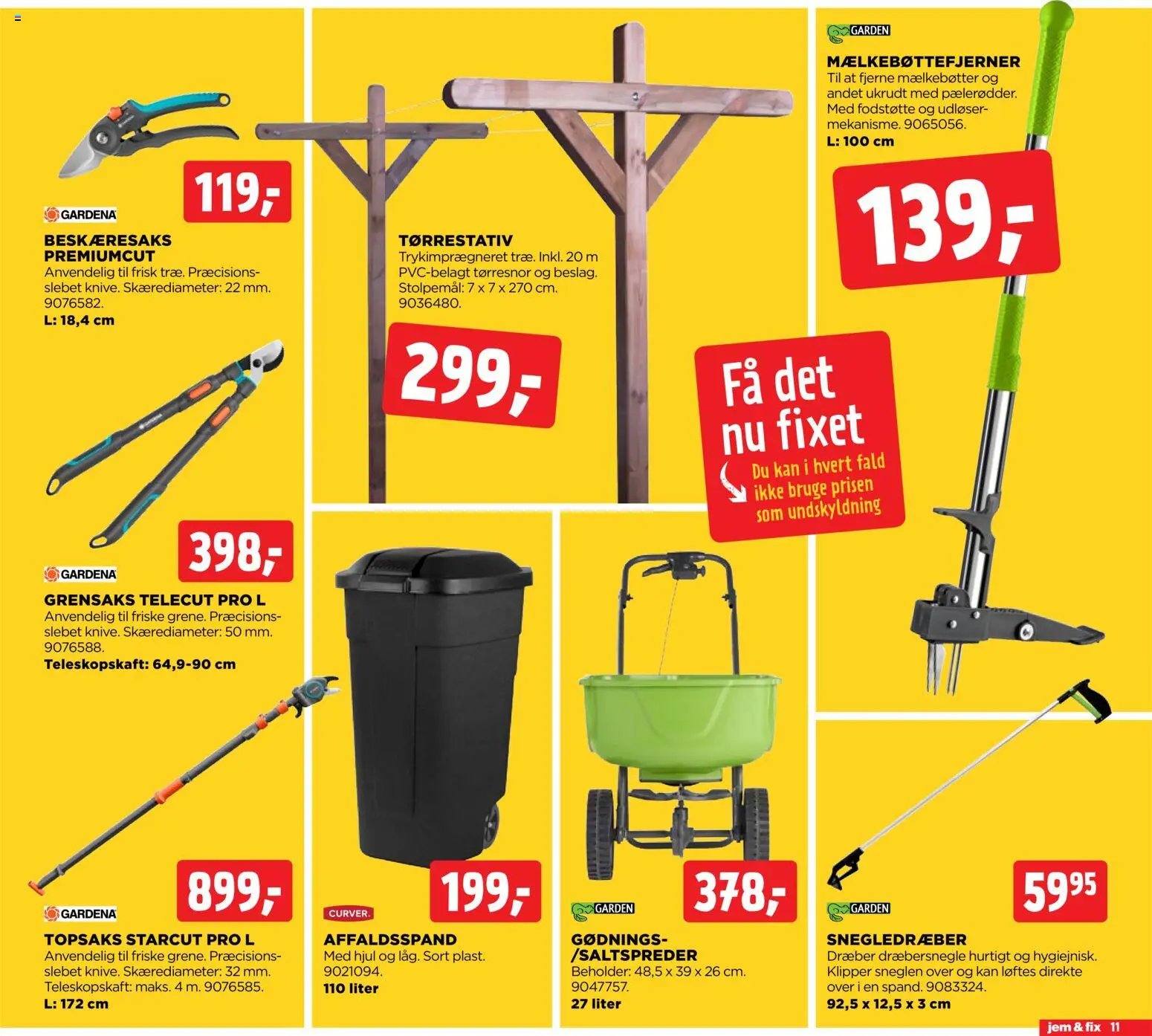 Jem & fix tilbudsavis fra 31/05/2026 Jem & fix - Tilbudsavis uge 23