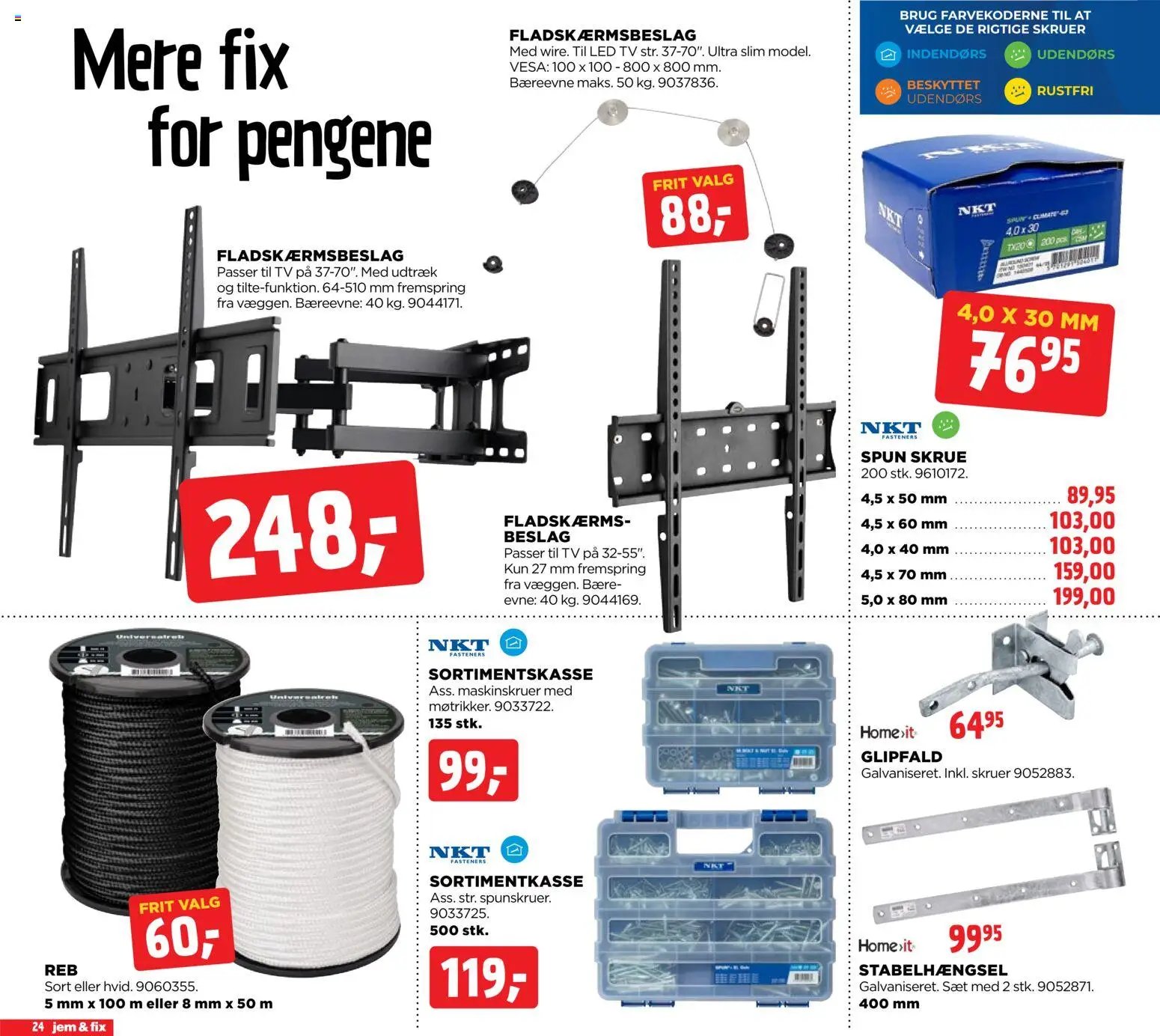 Jem & fix tilbudsavis fra 31/05/2026 Jem & fix - Tilbudsavis uge 23