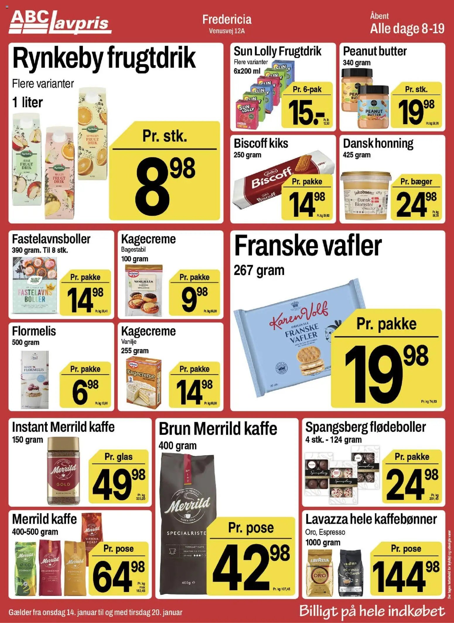 Abc Lavpris tilbudsavis fra 14/01/2026 Fredericia