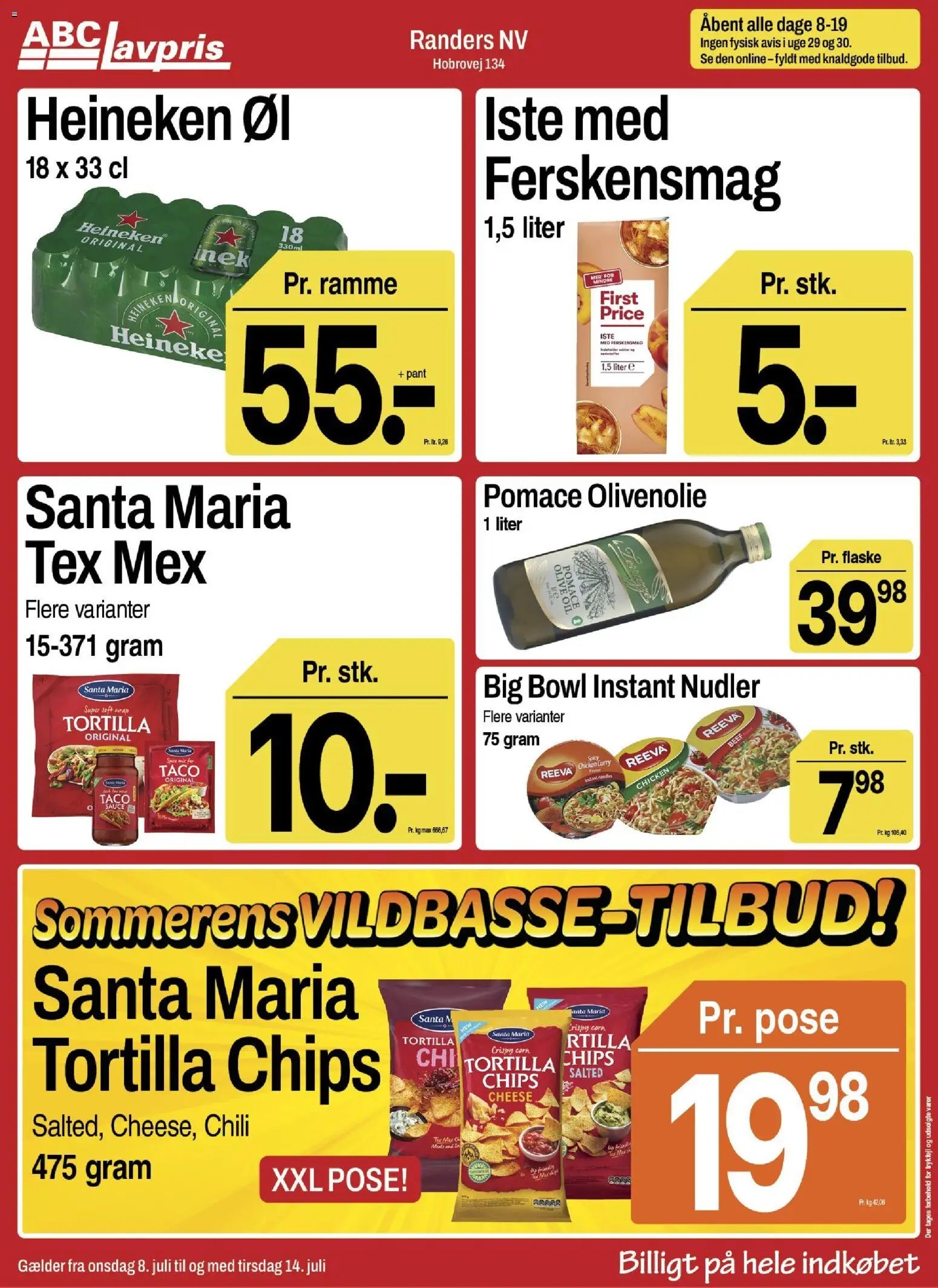 Abc Lavpris tilbudsavis fra 08/07/2026 Abc Lavpris - Tilbudsavis uge 28