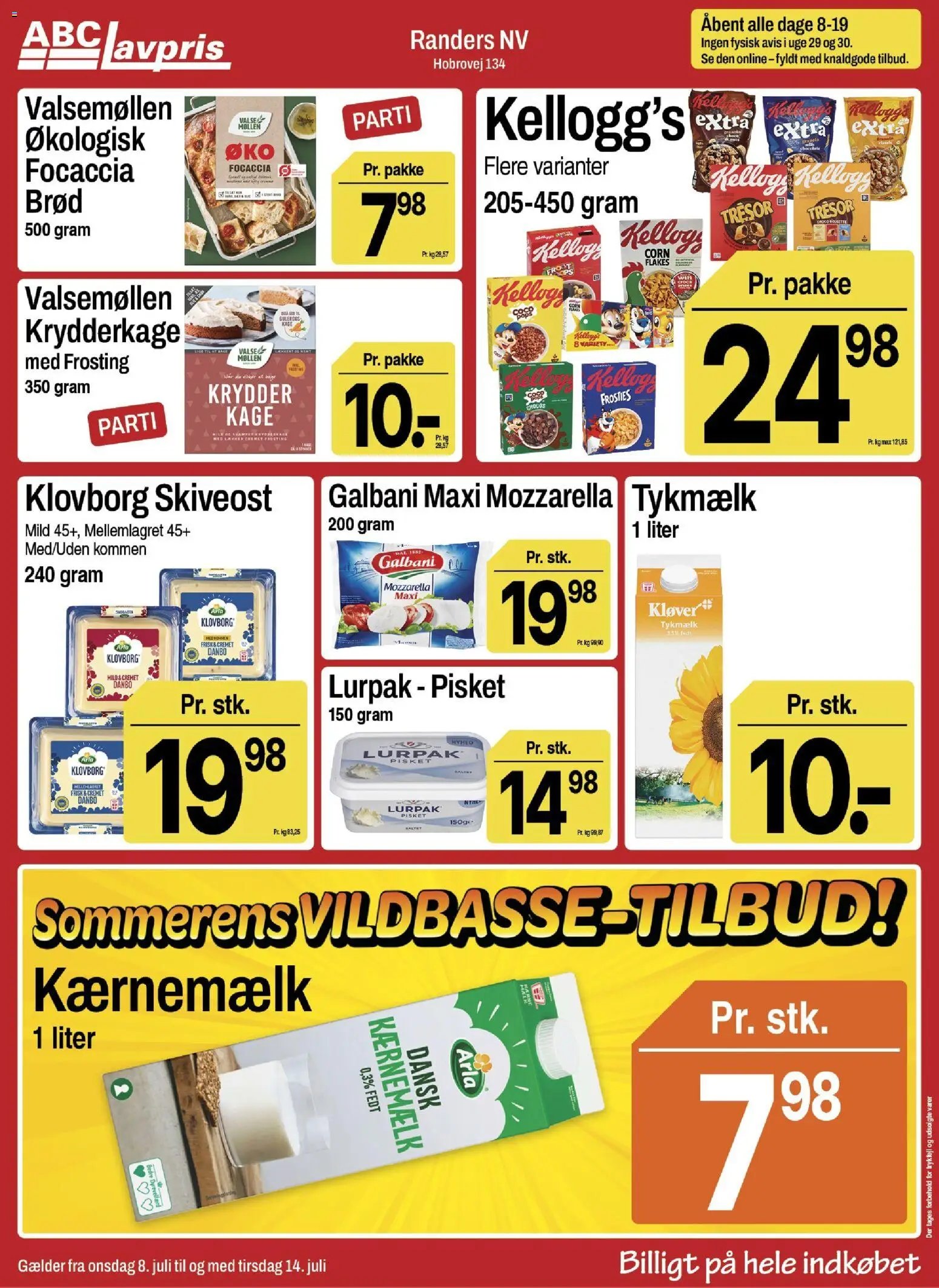 Abc Lavpris tilbudsavis fra 08/07/2026 Abc Lavpris - Tilbudsavis uge 28