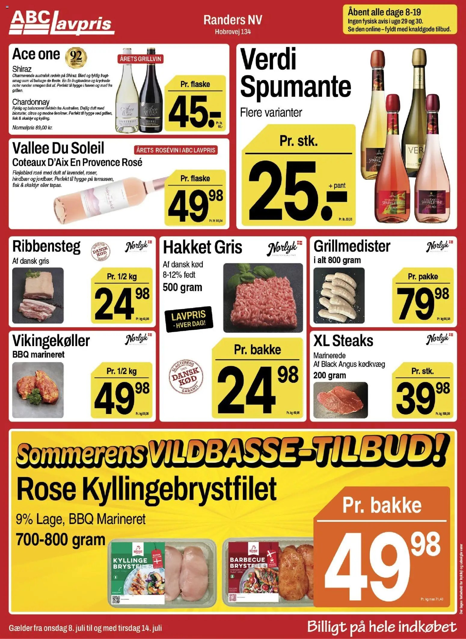 Abc Lavpris tilbudsavis fra 08/07/2026 Abc Lavpris - Tilbudsavis uge 28