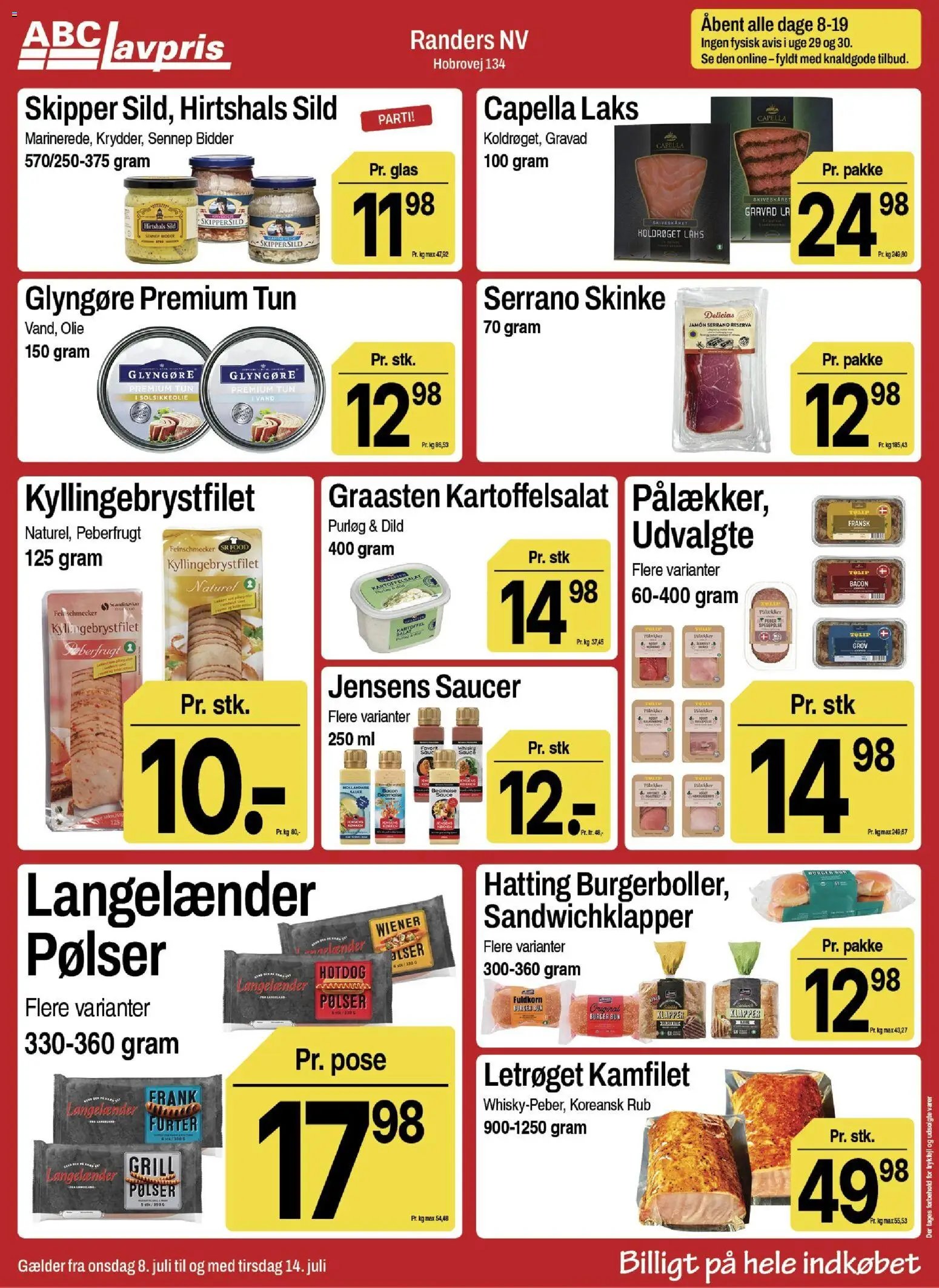 Abc Lavpris tilbudsavis fra 08/07/2026 Abc Lavpris - Tilbudsavis uge 28