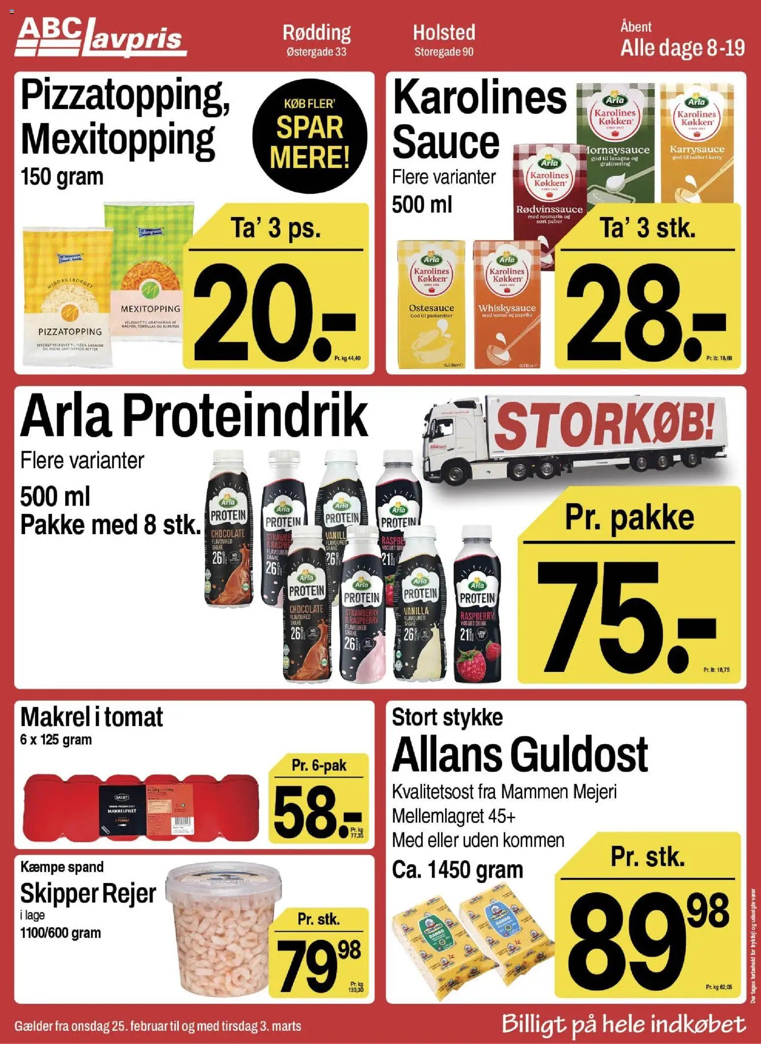 Abc Lavpris tilbudsavis fra 25/02/2026 Holsted