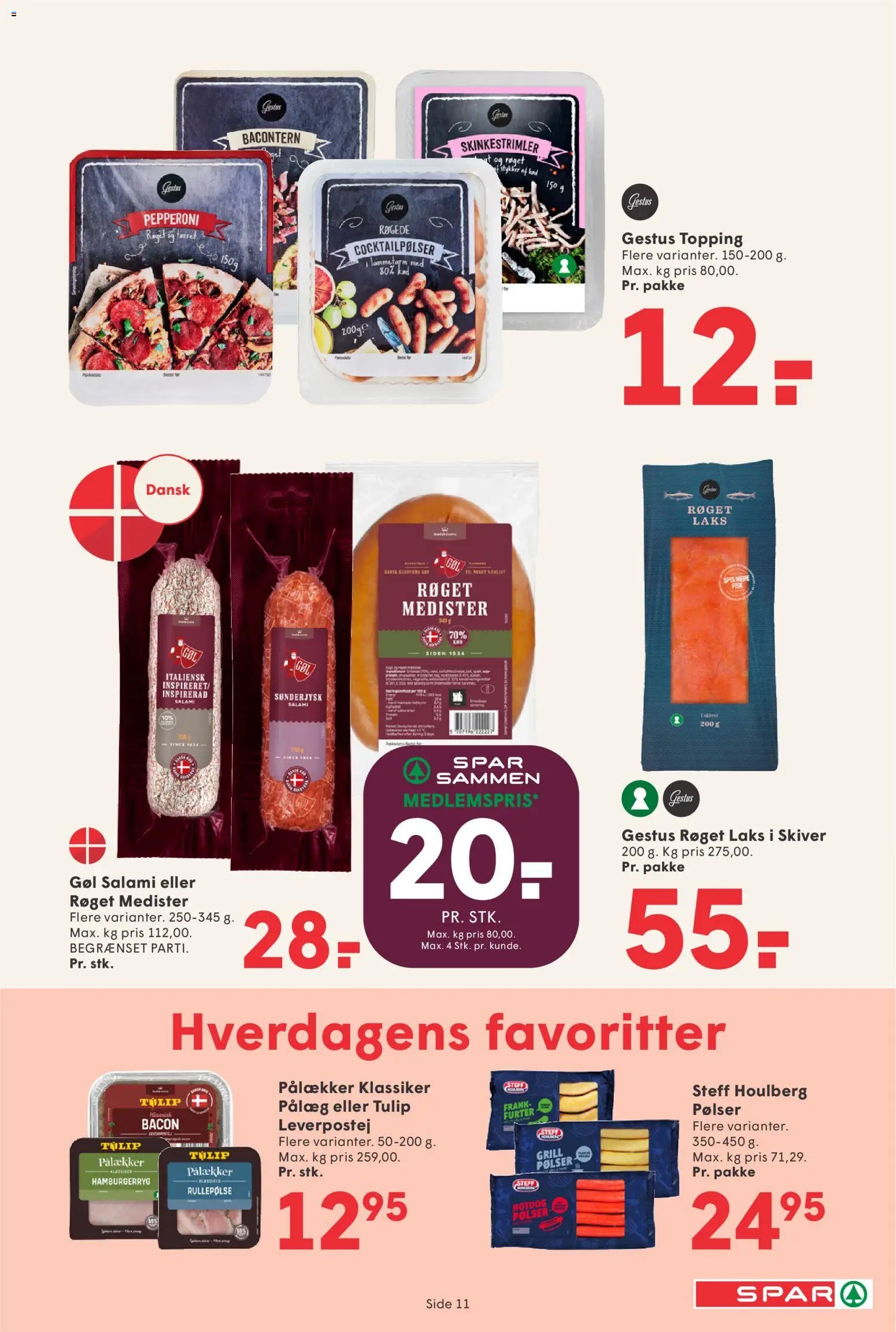 Nye Spar tilbud fra 23/10/2026