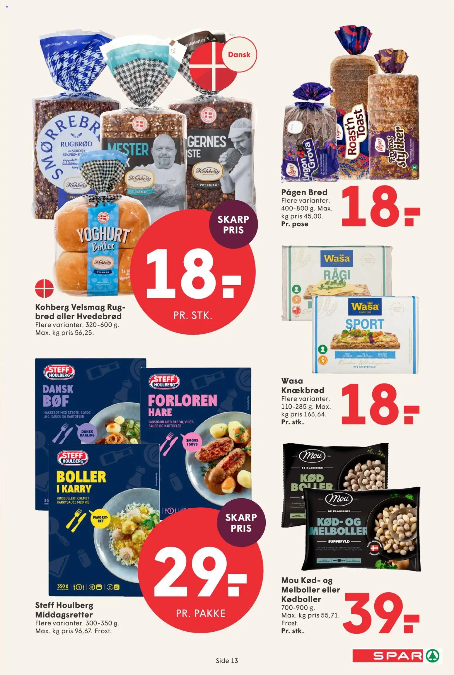 Nye Spar tilbud fra 23/10/2026