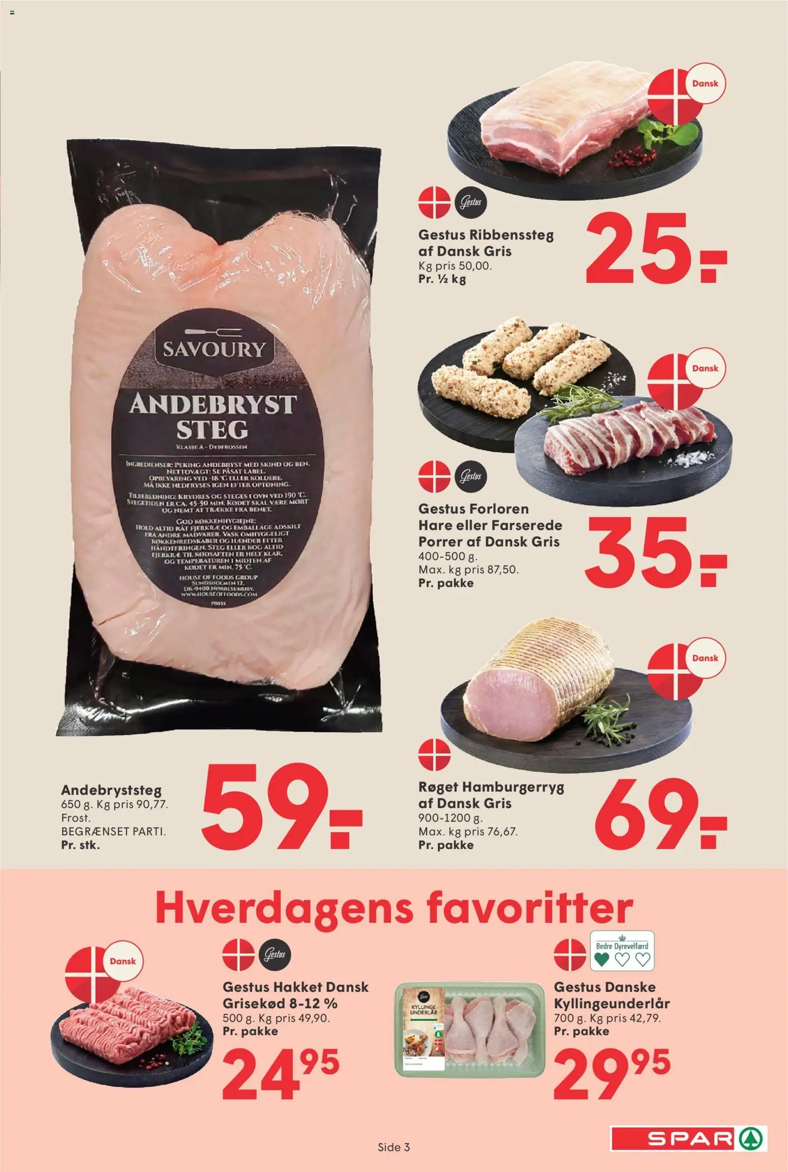 Nye Spar tilbud fra 23/10/2026