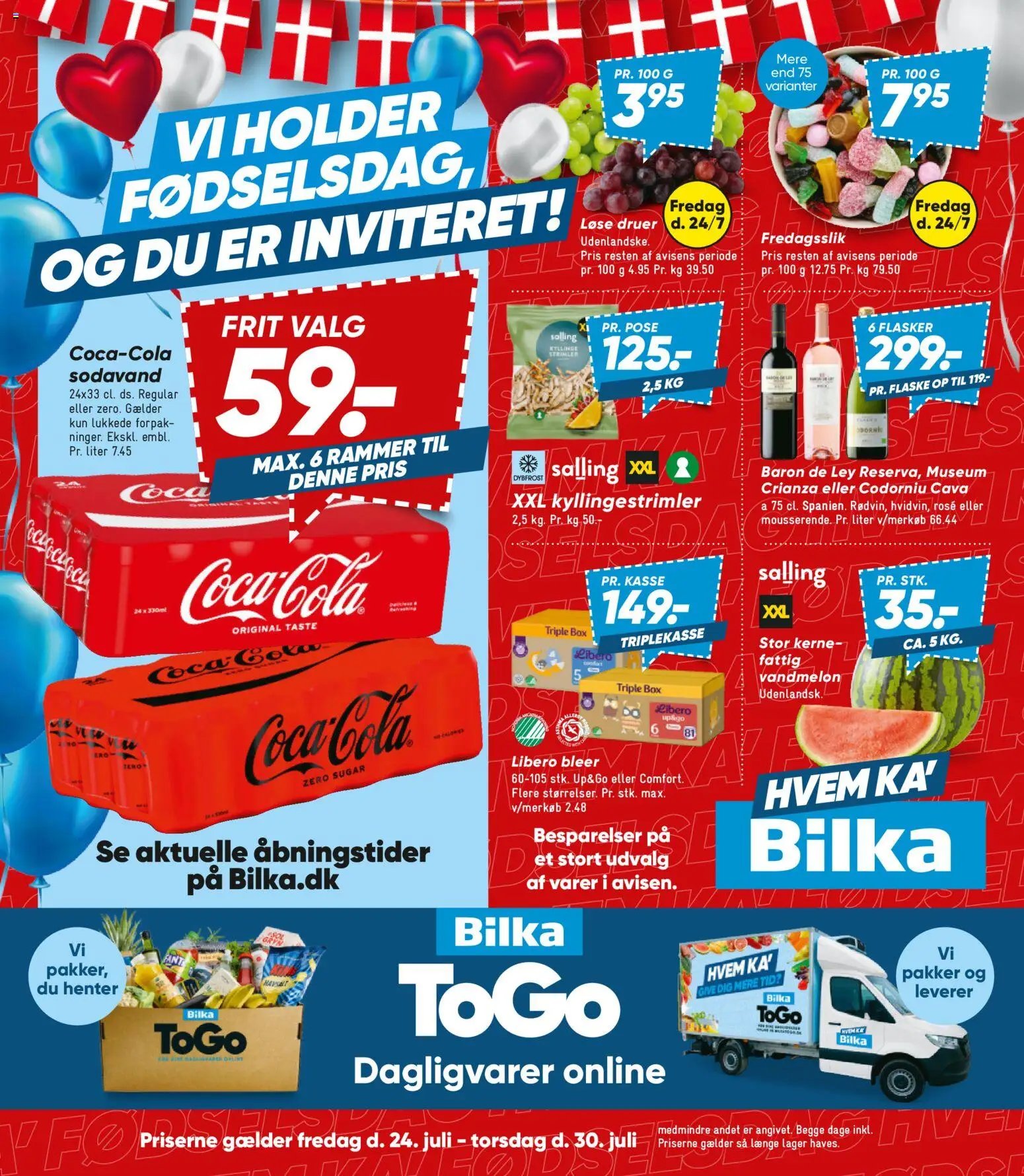 Bilka tilbudsavis fra 24/07/2026 Bilka - Tilbudsavis uge 31