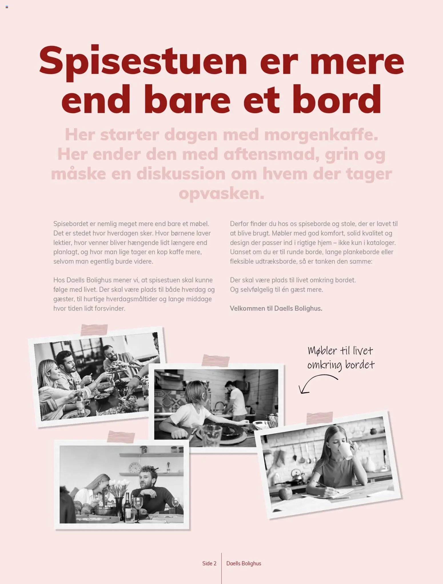 Daells Bolighus tilbudsavis fra 15/04/2026 Daells Bolighus - Nyt til spisestuen (2026-04-15)