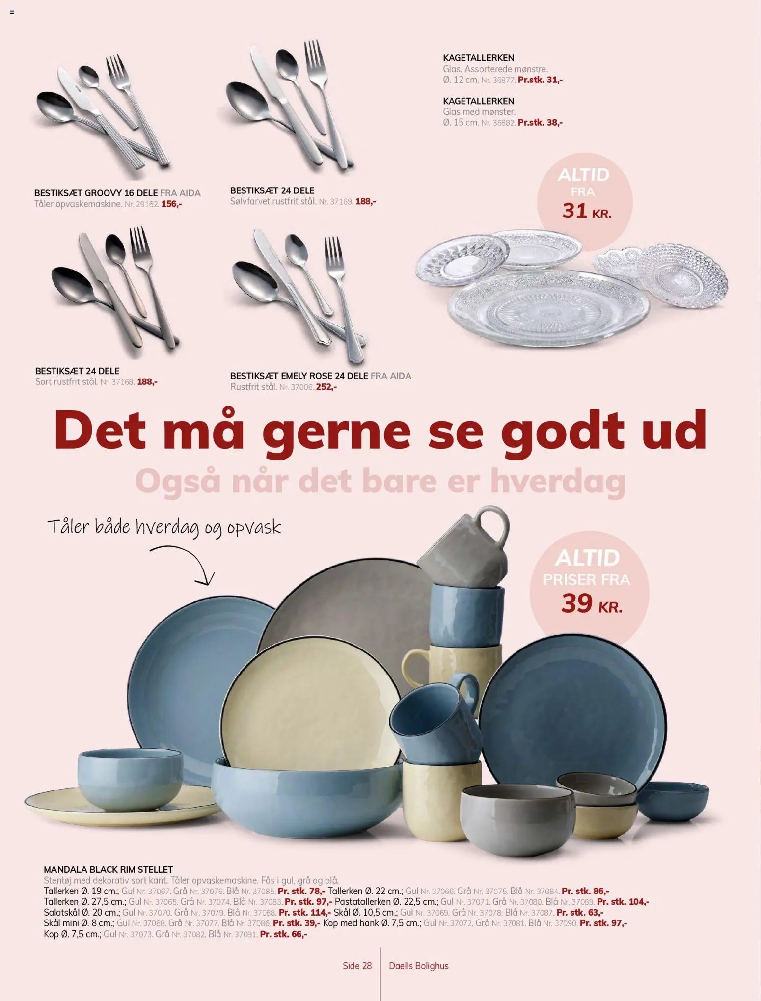 Daells Bolighus tilbudsavis fra 15/04/2026 Daells Bolighus - Nyt til spisestuen (2026-04-15)