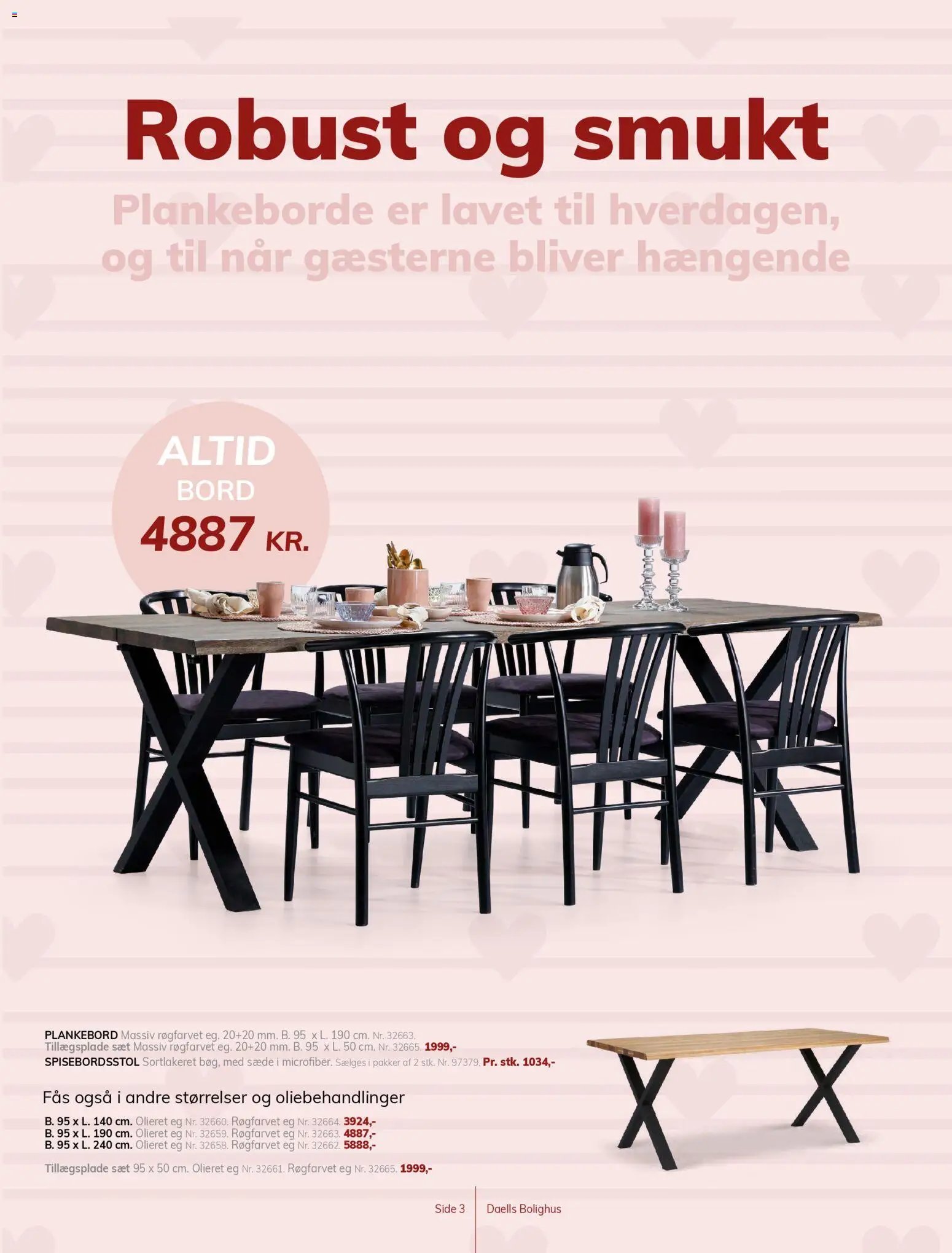 Daells Bolighus tilbudsavis fra 15/04/2026 Daells Bolighus - Nyt til spisestuen (2026-04-15)