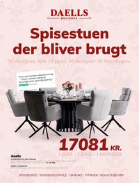 Daells Bolighus tilbudsavis fra 15/04/2026 Daells Bolighus - Nyt til spisestuen