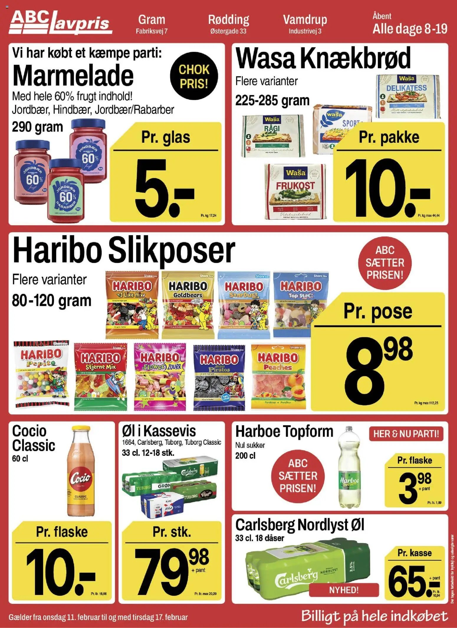 Abc Lavpris tilbudsavis fra 11/02/2026 Gram