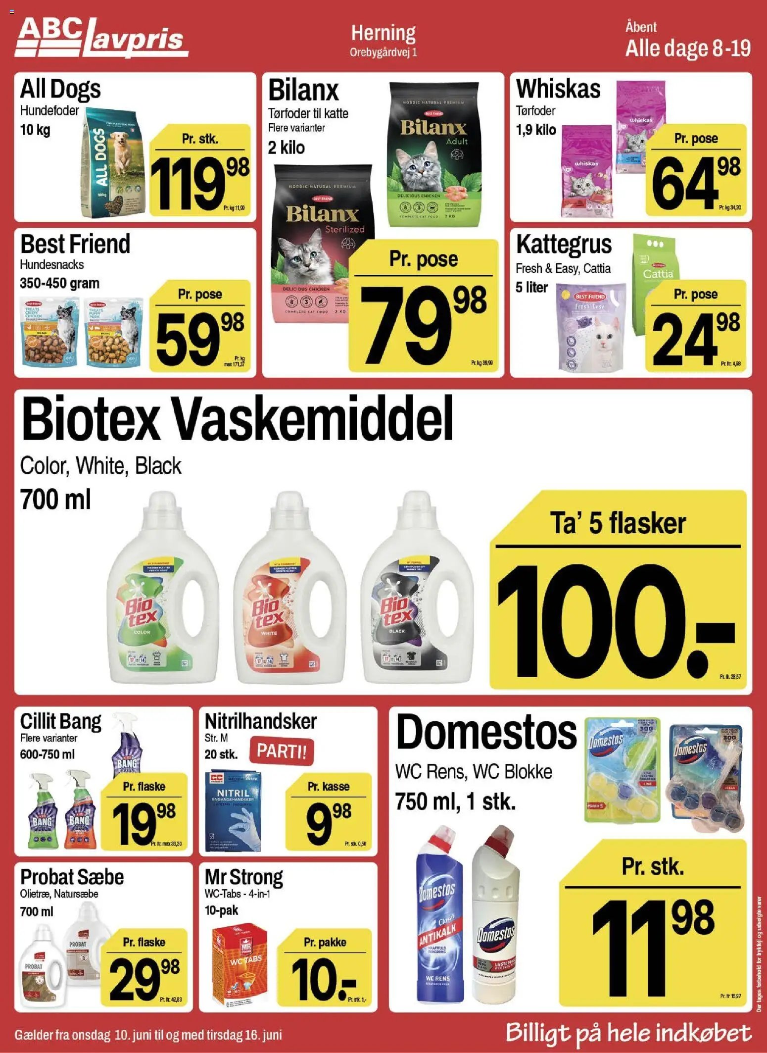Abc Lavpris tilbudsavis fra 10/06/2026 Abc Lavpris - Herning