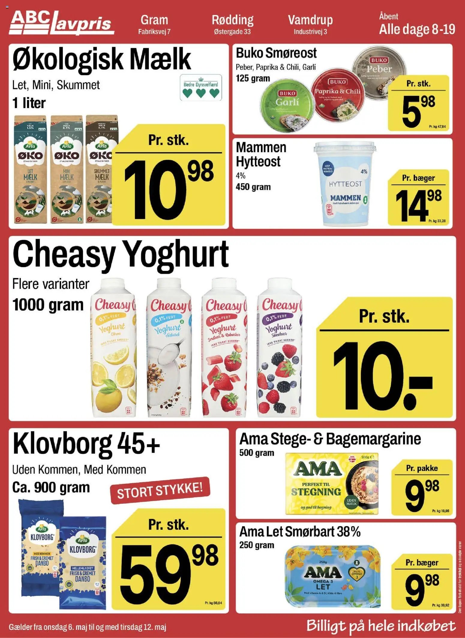 Abc Lavpris tilbudsavis fra 06/05/2026 Abc Lavpris - Gram