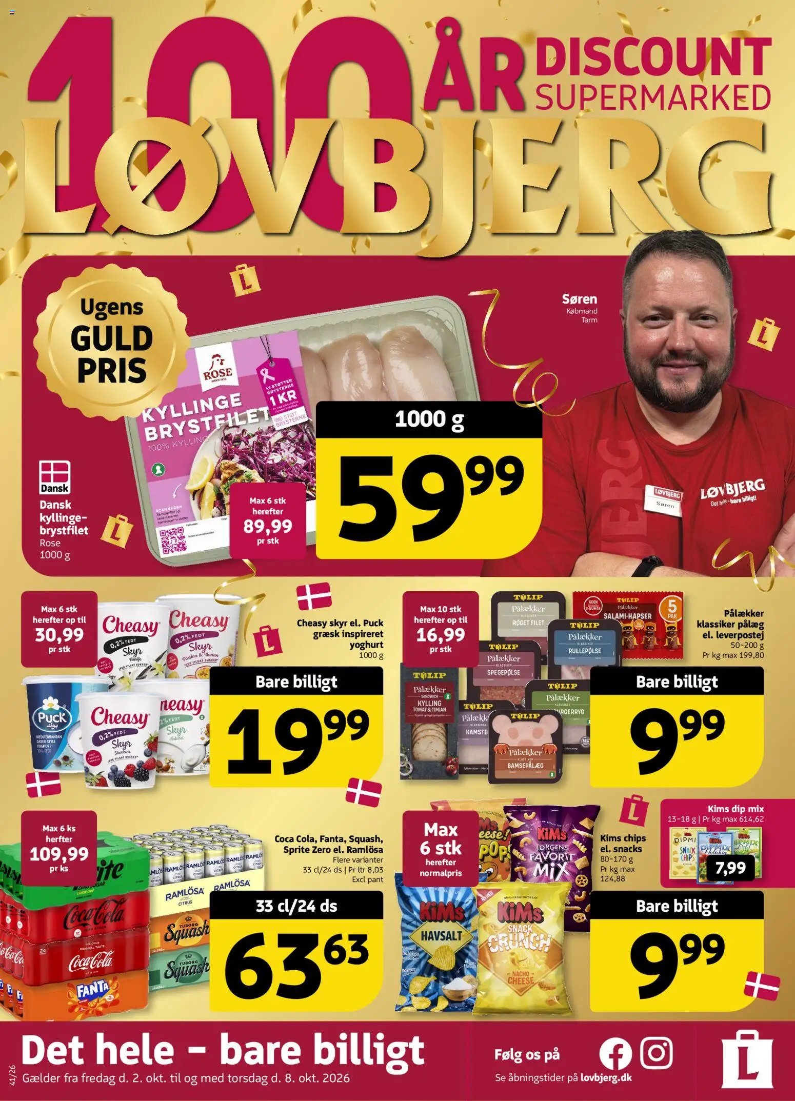 Løvbjerg tilbudsavis fra 02/10/2026 Løvbjerg - Tilbudsavis uge 41