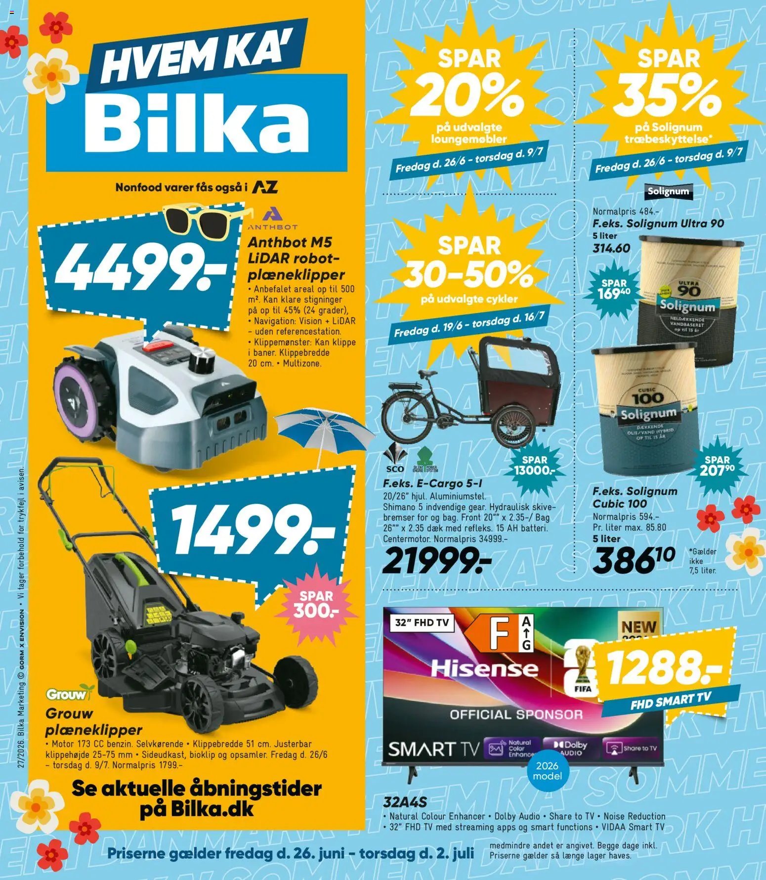 Bilka tilbudsavis fra 26/06/2026 Bilka - Nonfood