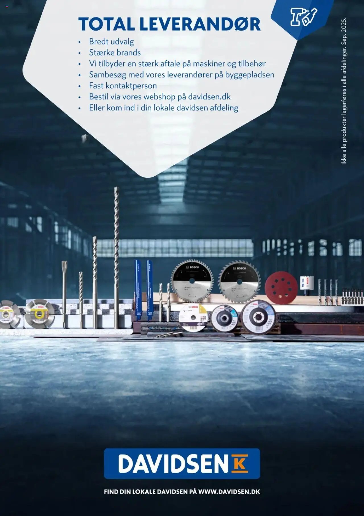 Davidsen tilbudsavis fra 15/09/2025 Tilbehør til el-værktøj