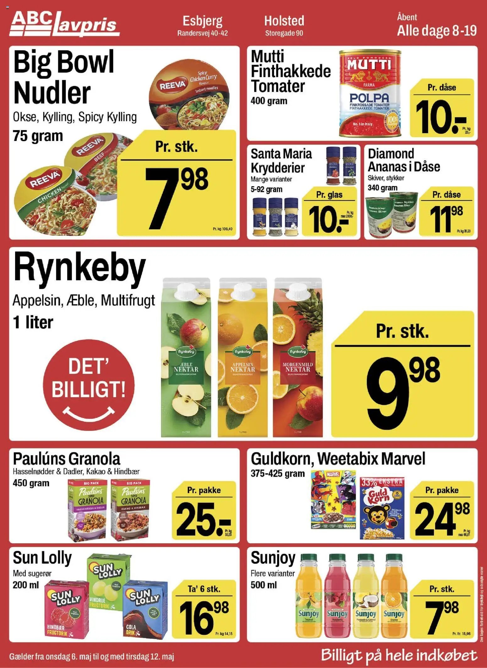 Abc Lavpris tilbudsavis fra 06/05/2026 Abc Lavpris - Esbjerg