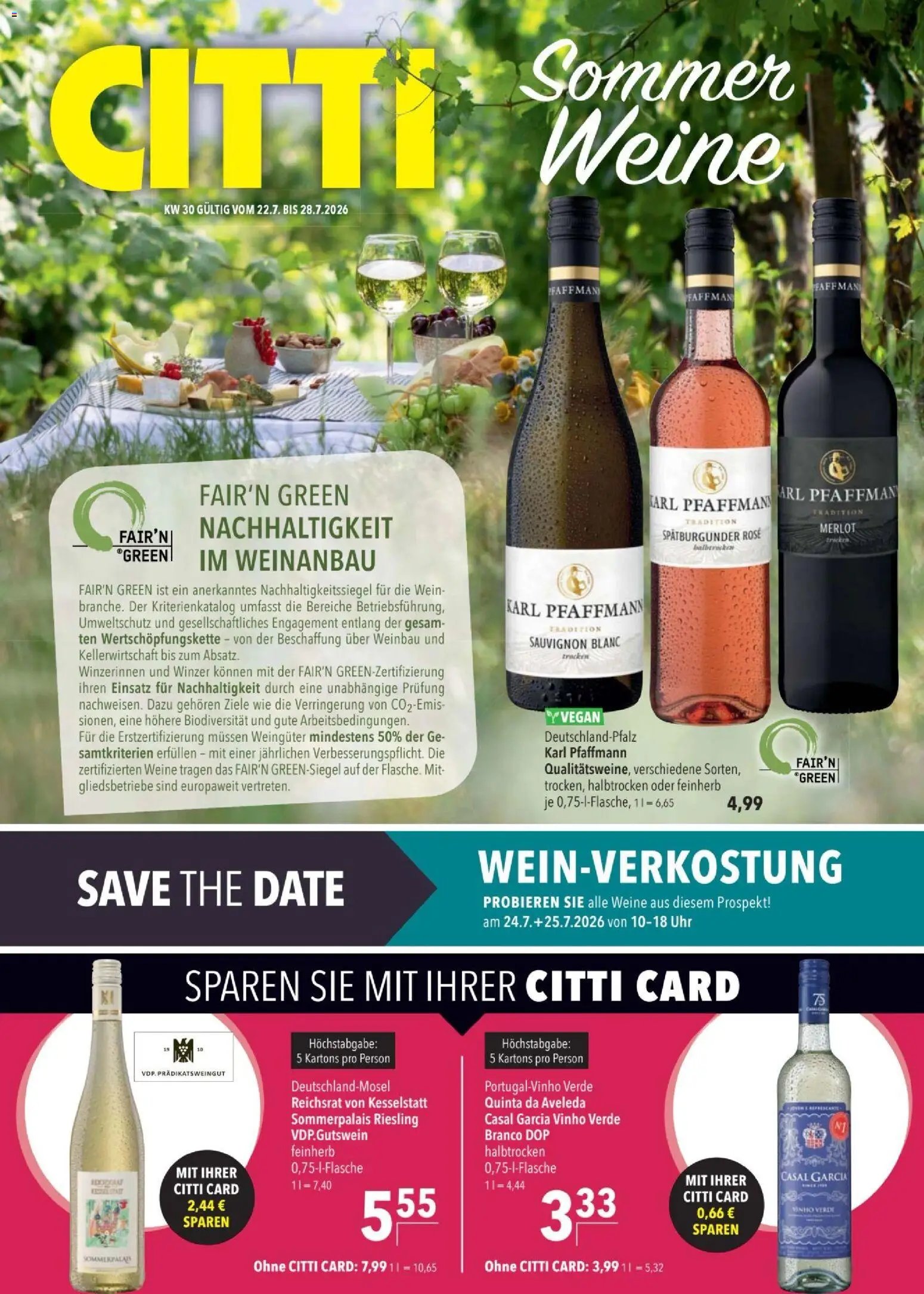 CITTI tilbudsavis fra 22/07/2026 CITTI - Vin