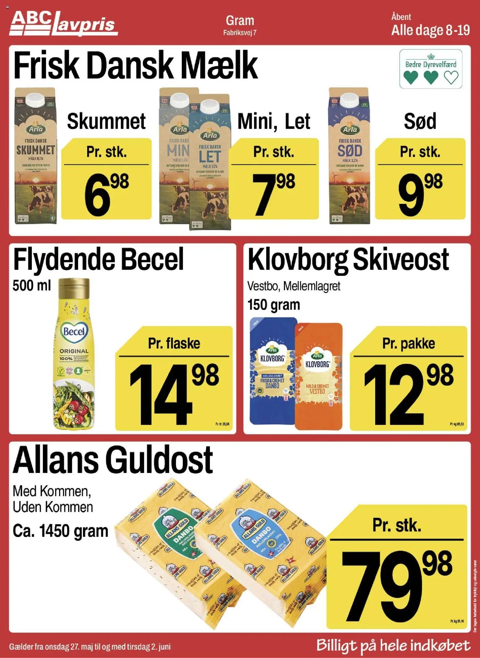 Abc Lavpris tilbudsavis fra 27/05/2026 Abc Lavpris - Gram