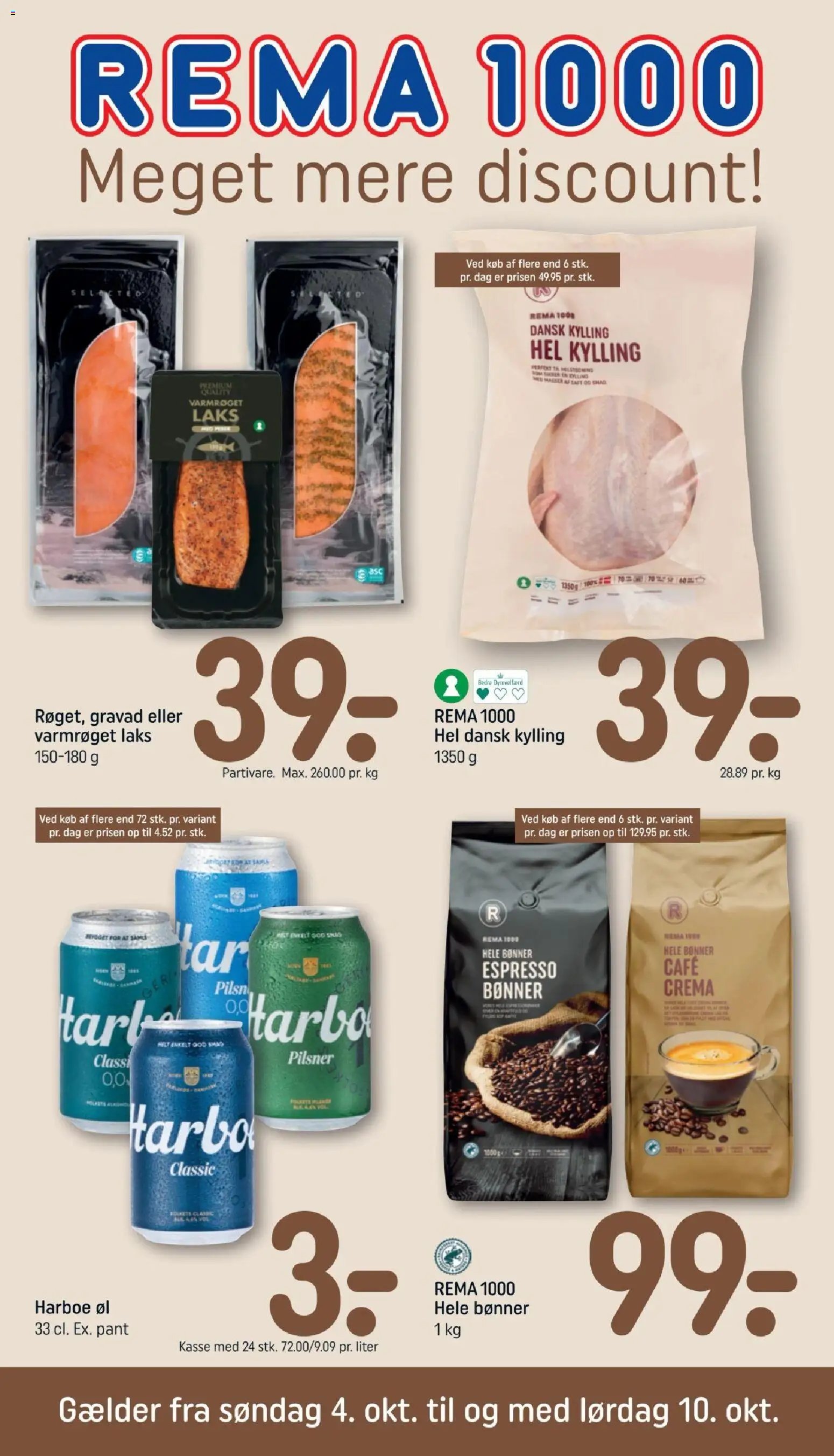 Rema 1000 tilbudsavis fra 04/10/2026 Rema 1000 - Tilbudsavis Uge 41