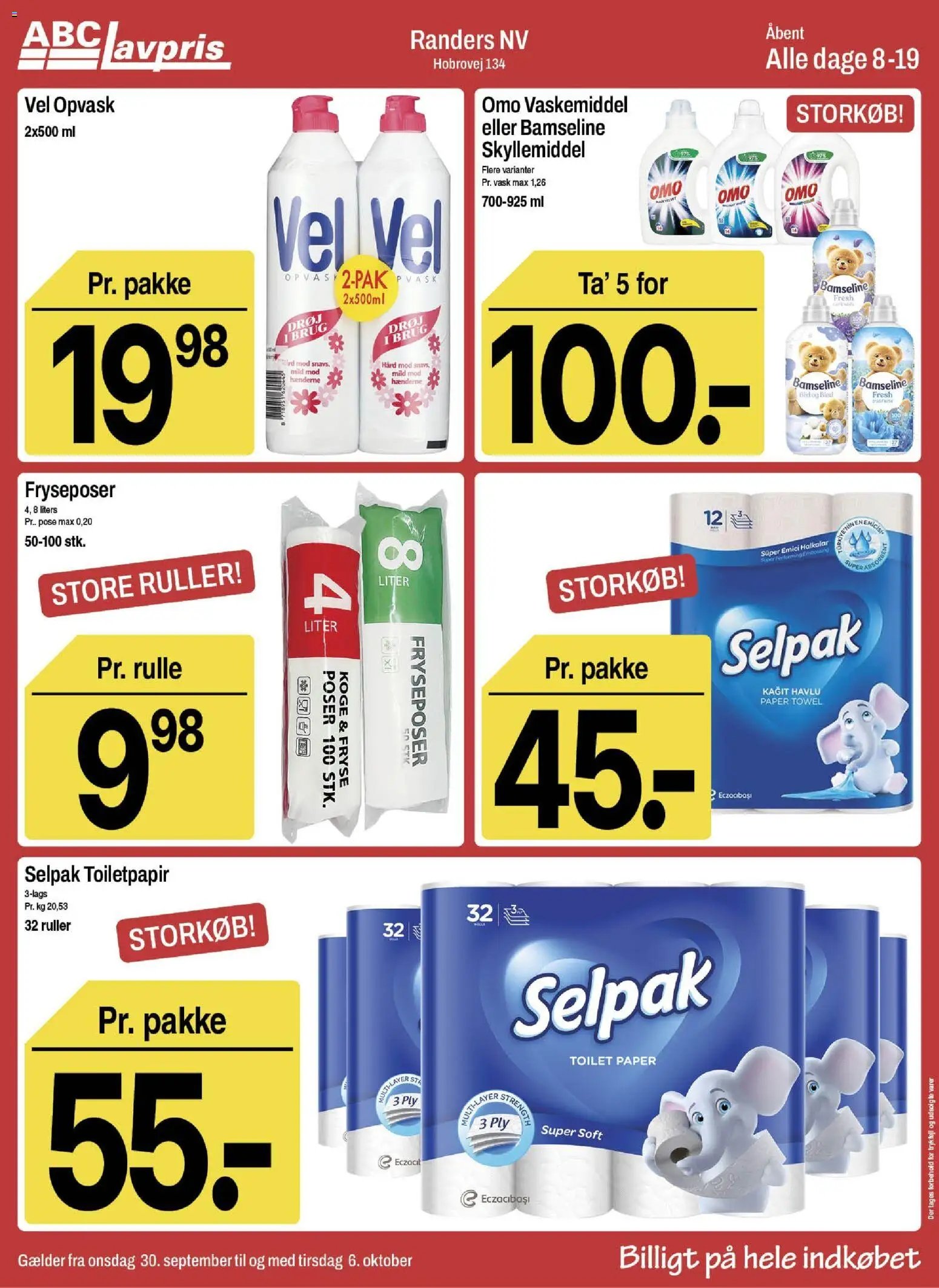 Abc Lavpris tilbudsavis fra 30/09/2026 Abc Lavpris - Tilbudsavis uge 40