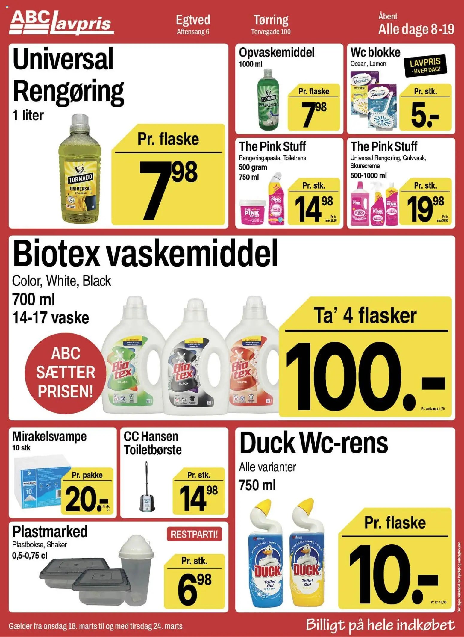 Abc Lavpris tilbudsavis fra 18/03/2026 Abc Lavpris - Egtved