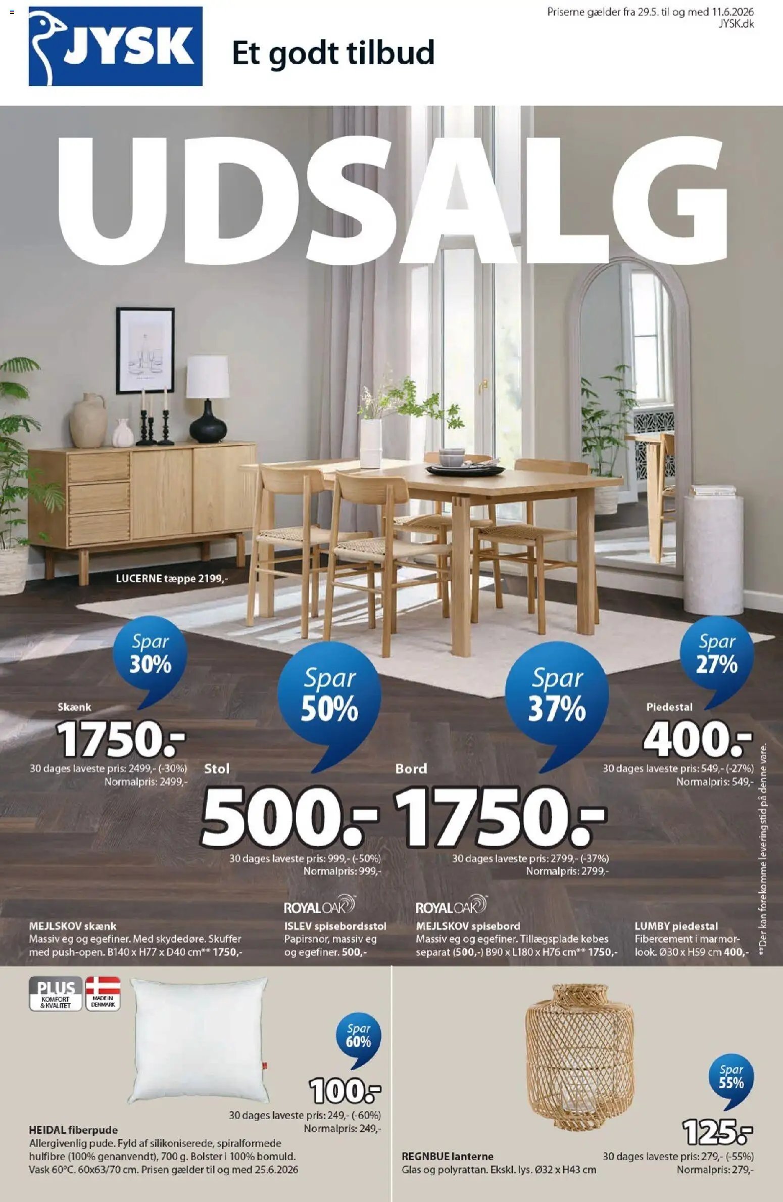 JYSK tilbudsavis fra 29/05/2026 JYSK-Tilbudsavis Uge 23