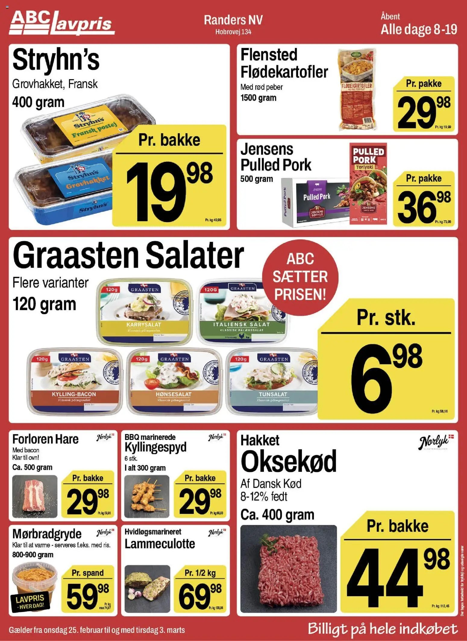 Abc Lavpris tilbudsavis fra 25/02/2026 Randers NV