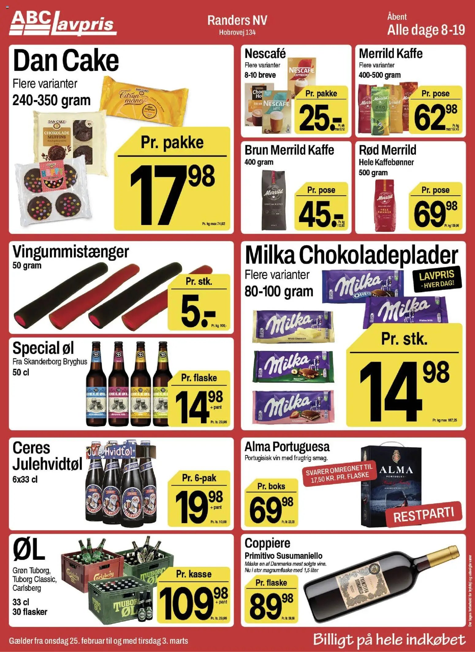 Abc Lavpris tilbudsavis fra 25/02/2026 Randers NV