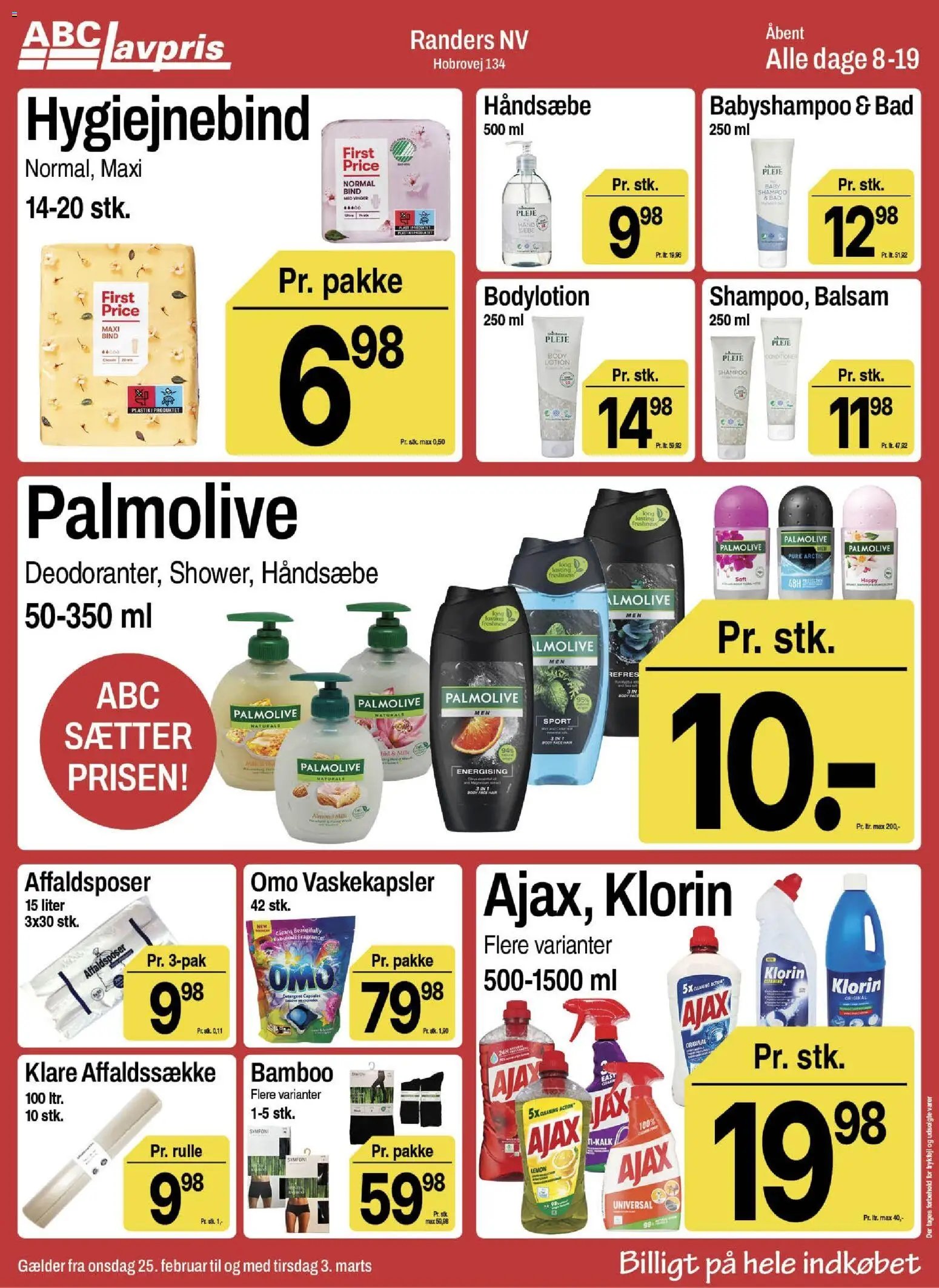 Abc Lavpris tilbudsavis fra 25/02/2026 Randers NV