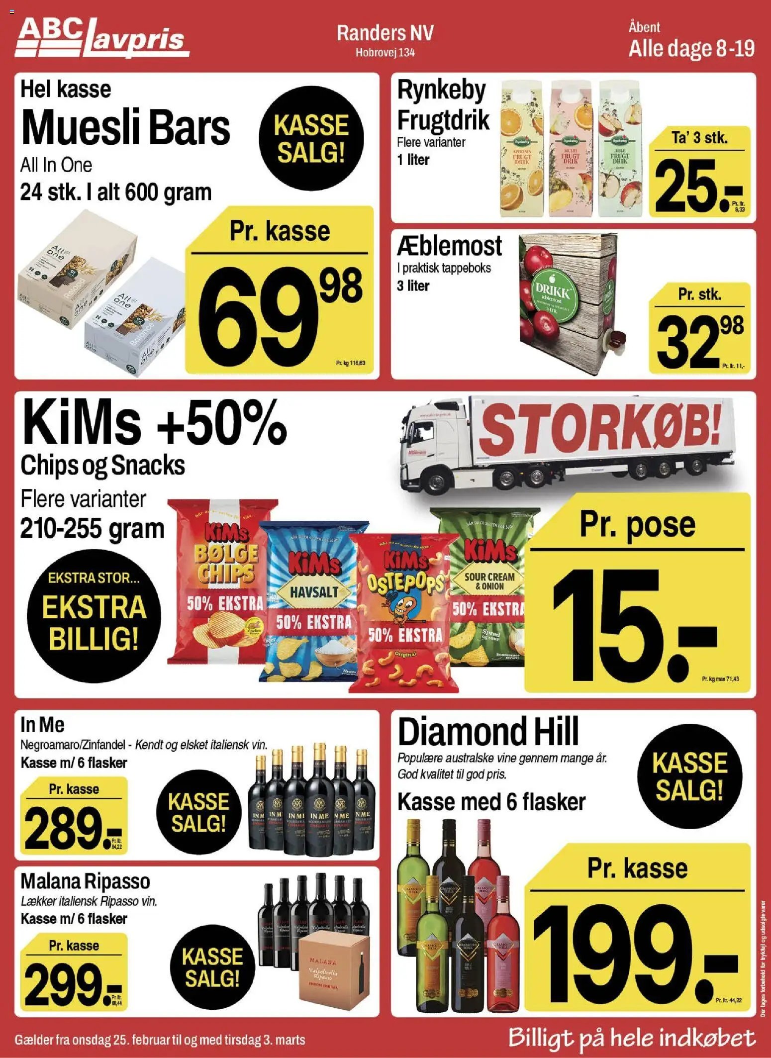 Abc Lavpris tilbudsavis fra 25/02/2026 Randers NV