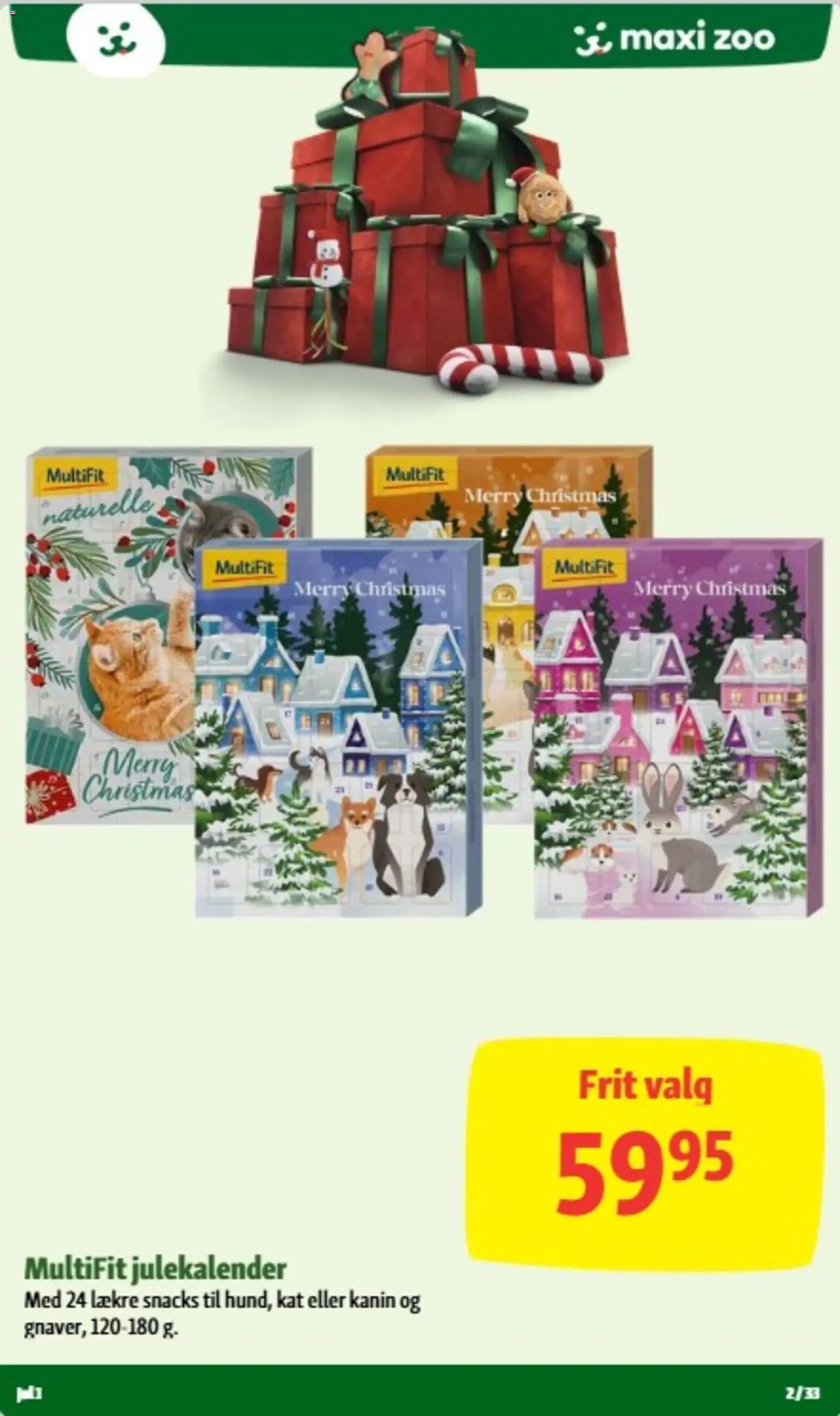 Nye Maxi Zoo tilbud fra 14/10/2026