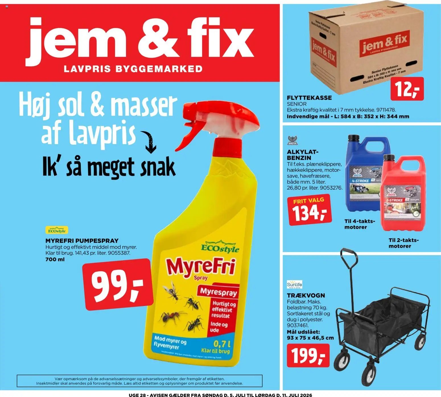 Jem & fix tilbudsavis fra 05/07/2026 Jem & fix - Tilbudsavis uge 28