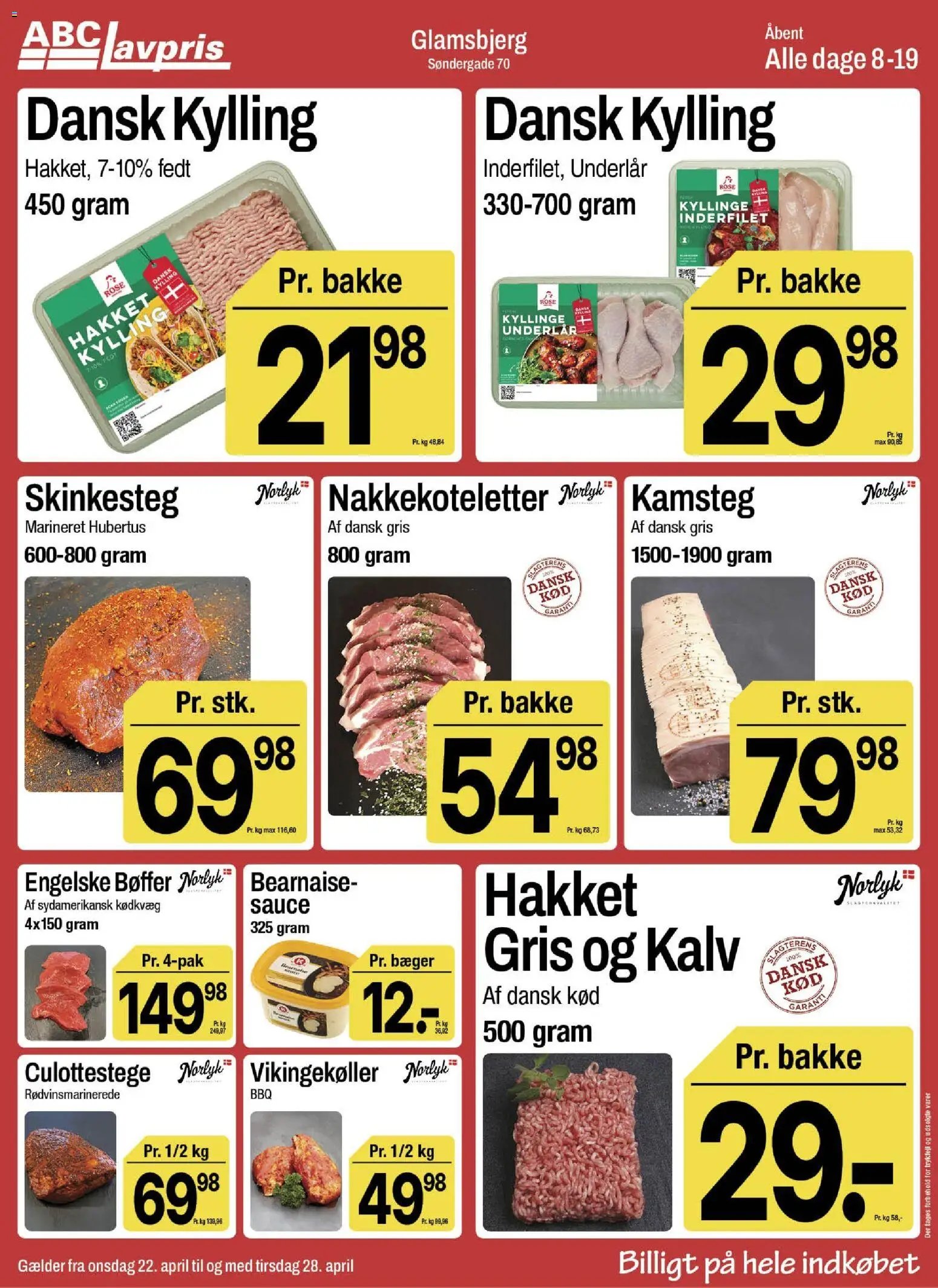 Abc Lavpris tilbudsavis fra 22/04/2026 Abc Lavpris - Glamsbjerg
